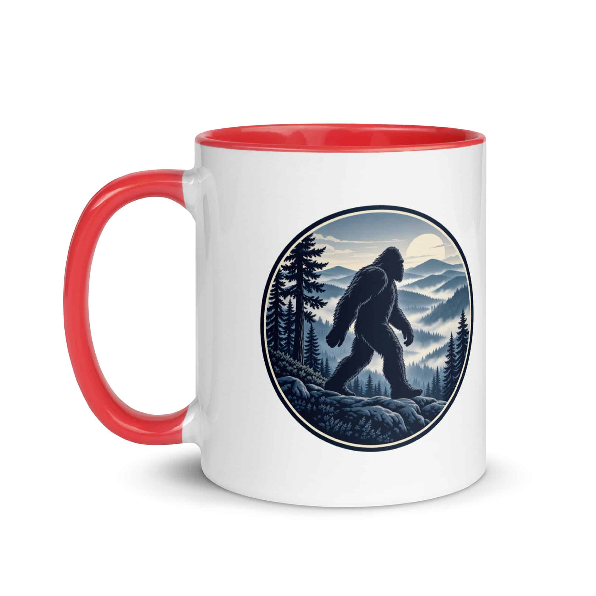 Smoky Ridge Wanderer Bigfoot Color Inside Mug