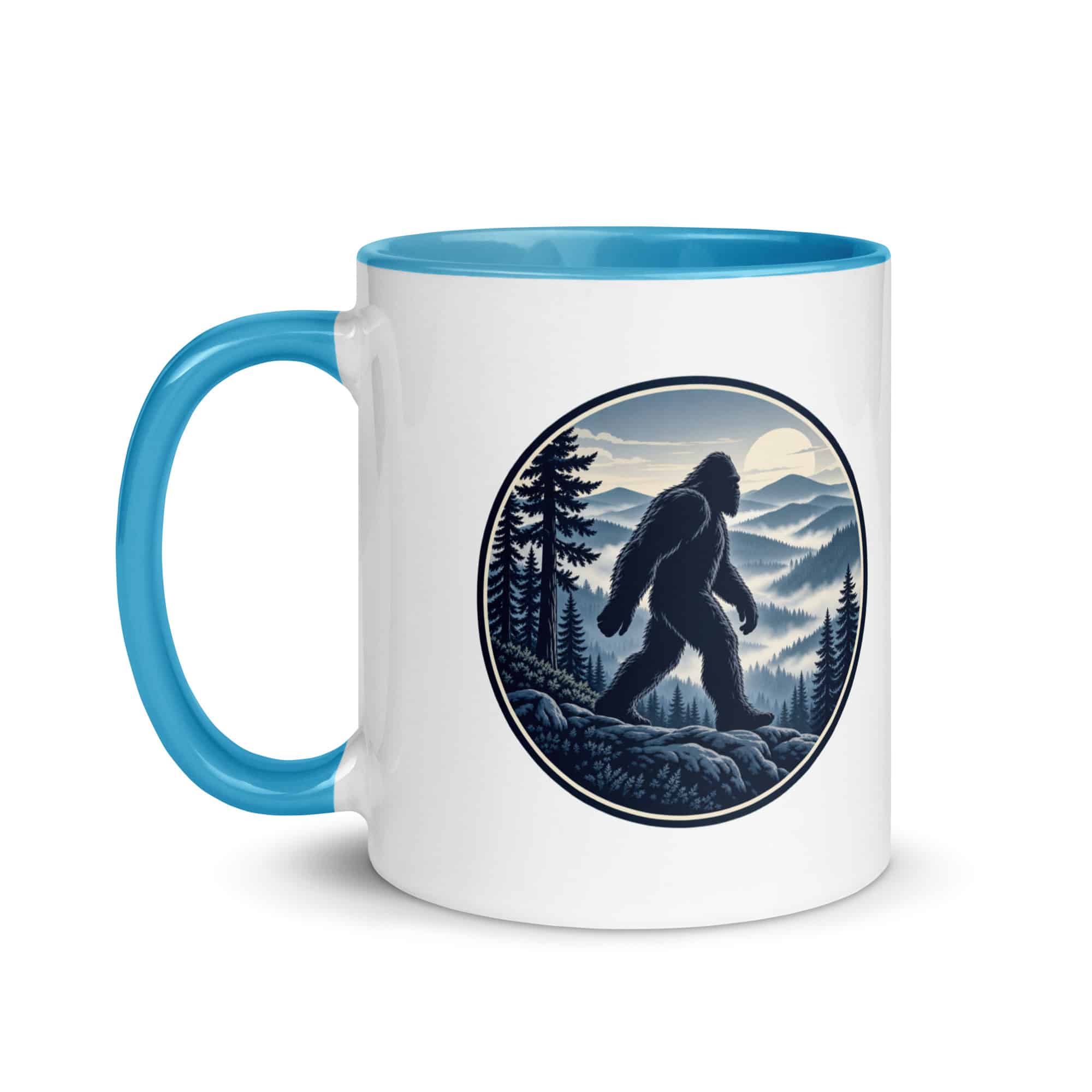 Smoky Ridge Wanderer Bigfoot Color Inside Mug