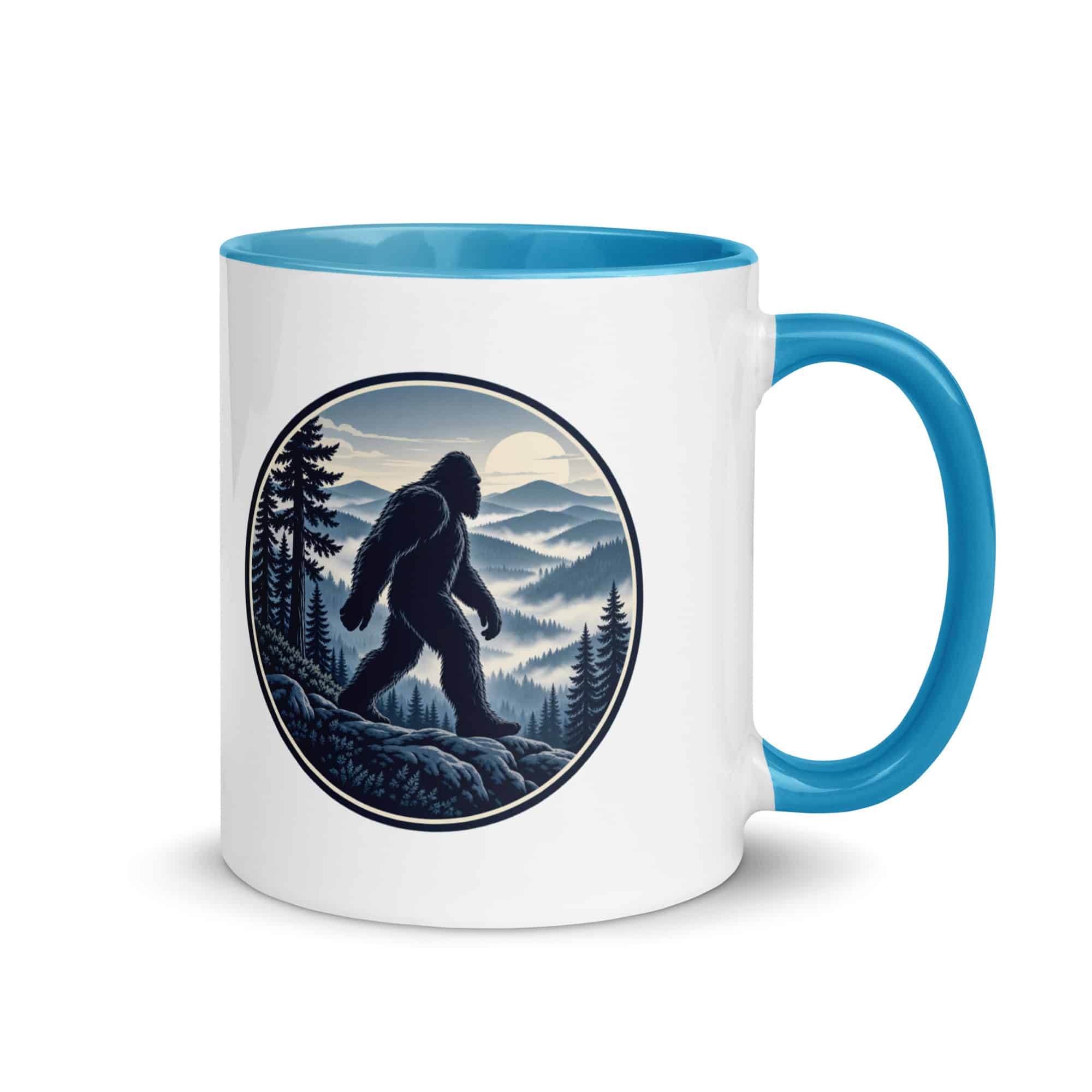 Smoky Ridge Wanderer Bigfoot Color Inside Mug