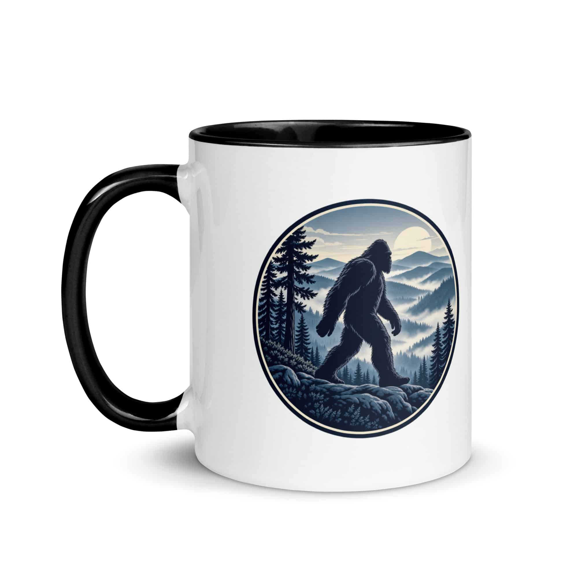 Smoky Ridge Wanderer Bigfoot Color Inside Mug