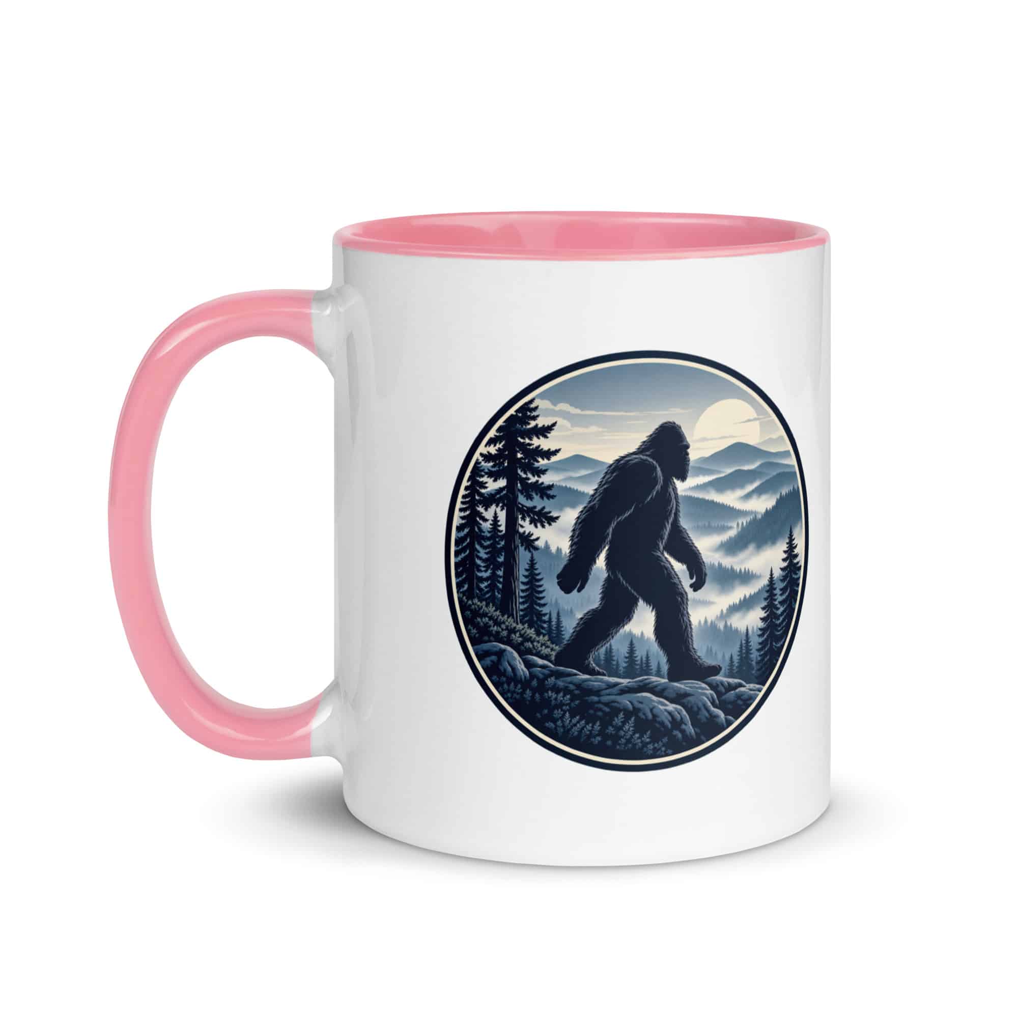 Smoky Ridge Wanderer Bigfoot Color Inside Mug