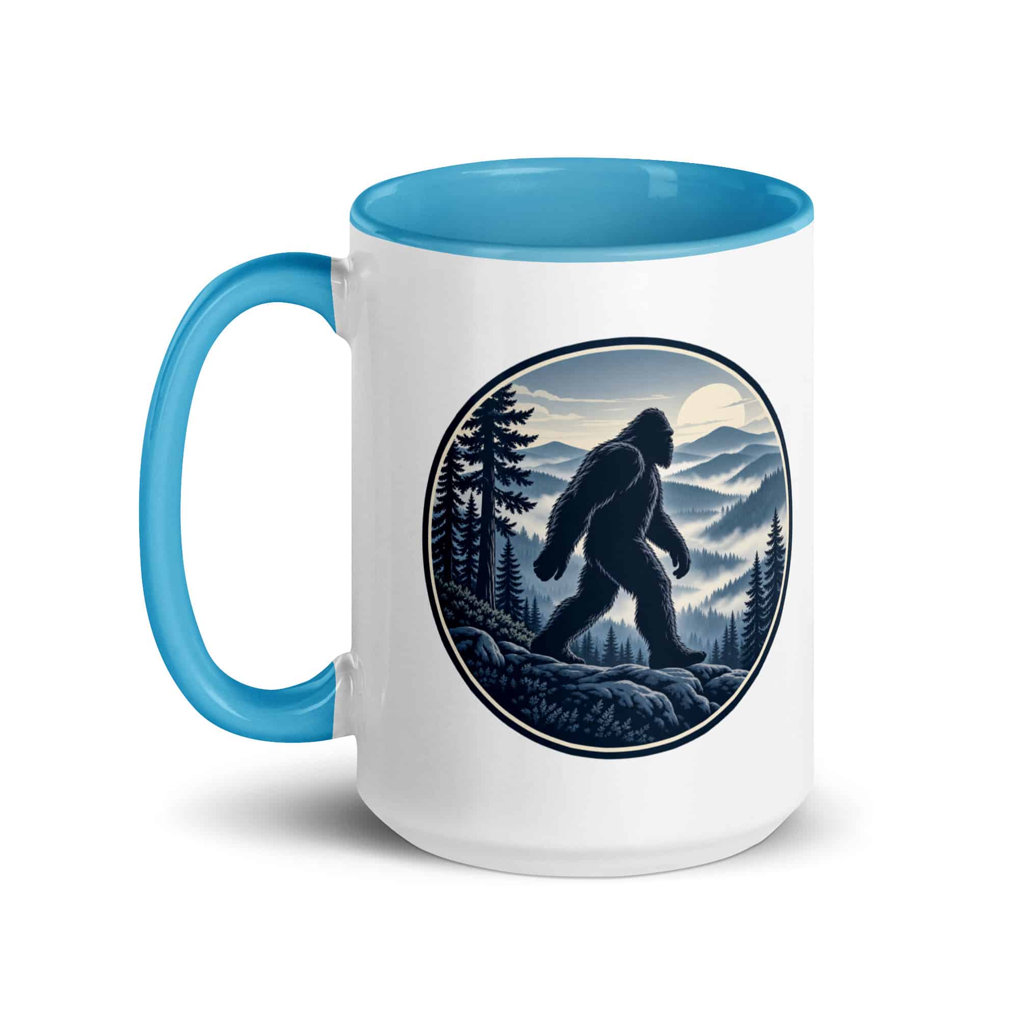 Smoky Ridge Wanderer Bigfoot Color Inside Mug