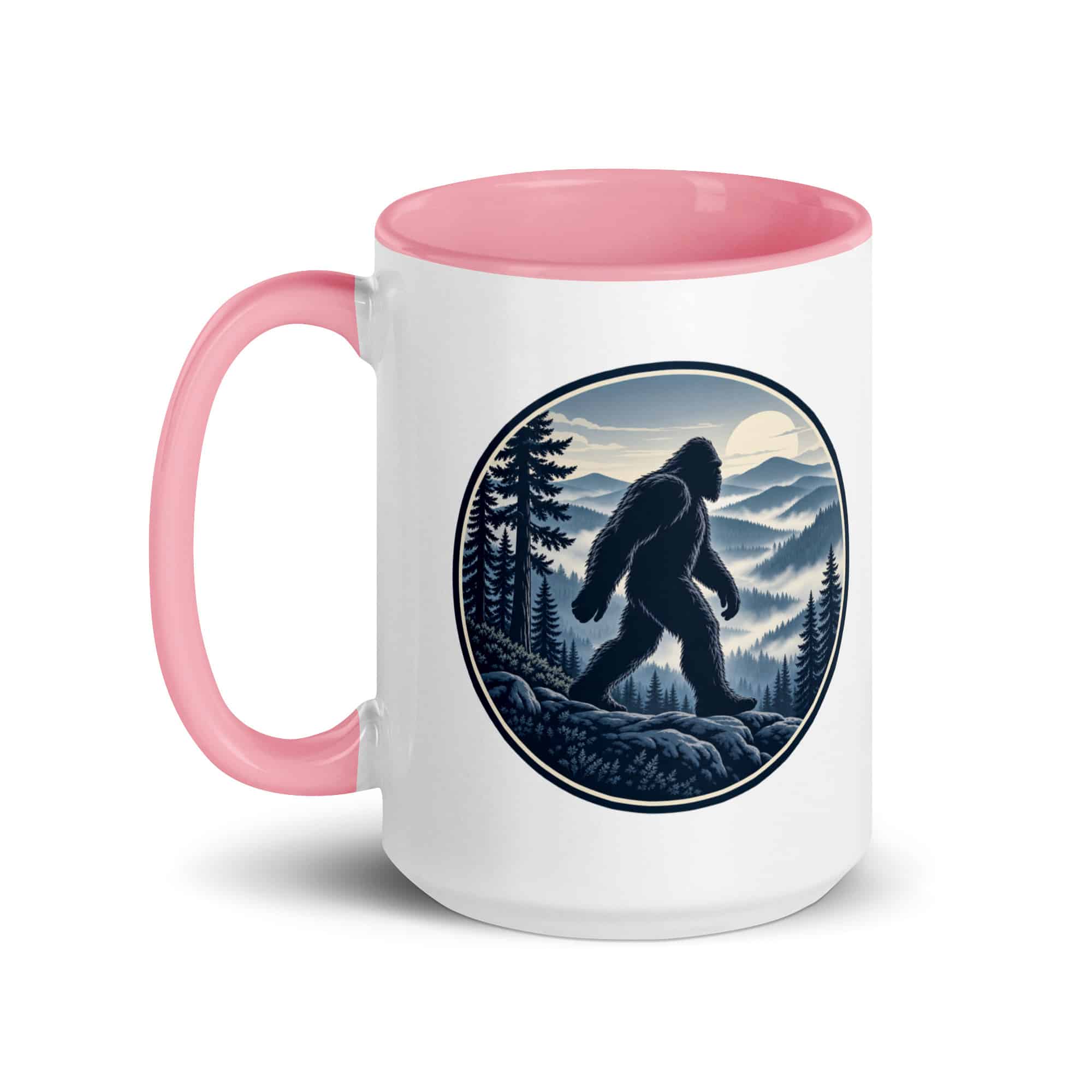 Smoky Ridge Wanderer Bigfoot Color Inside Mug