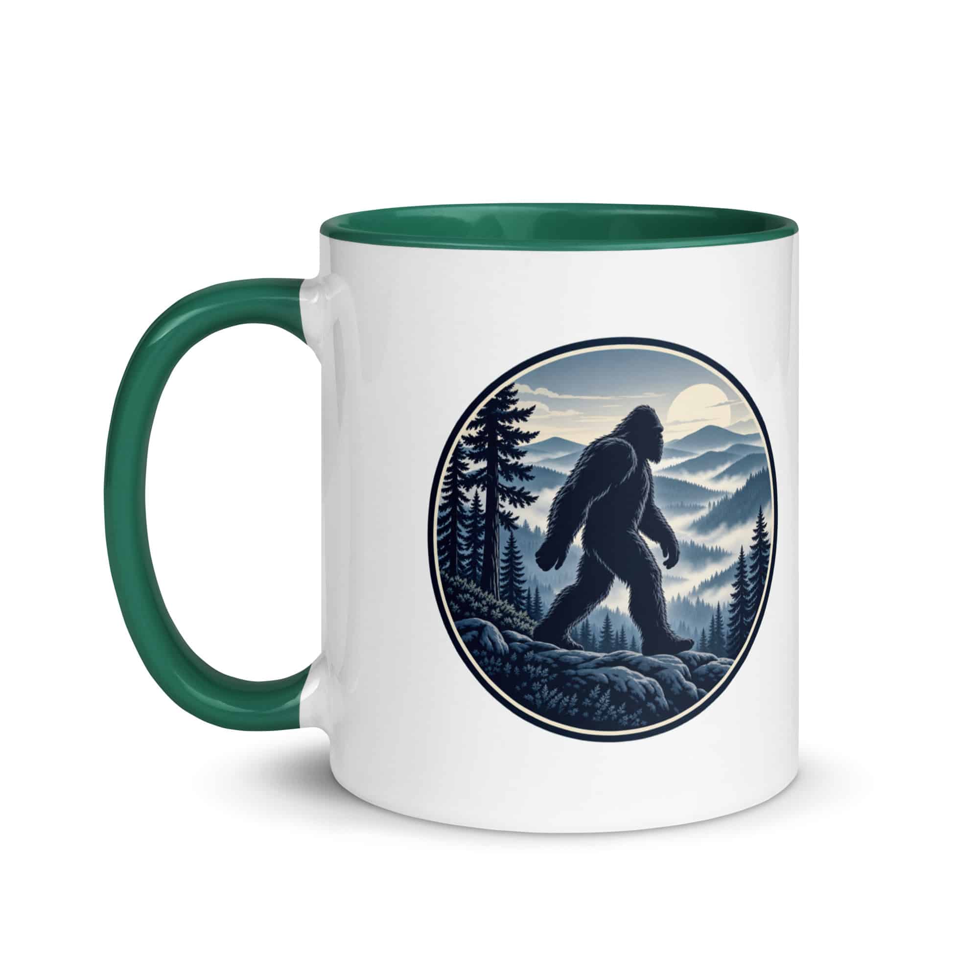 Smoky Ridge Wanderer Bigfoot Color Inside Mug