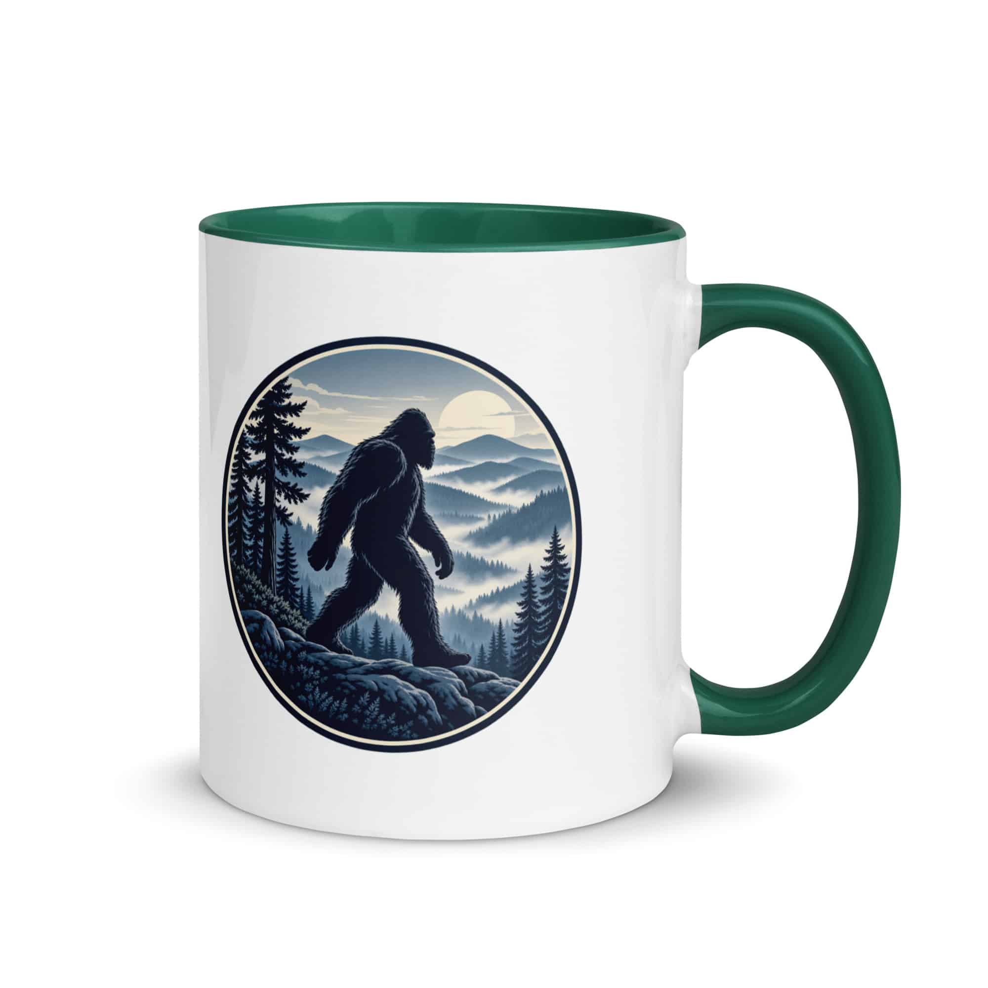 Smoky Ridge Wanderer Bigfoot Color Inside Mug