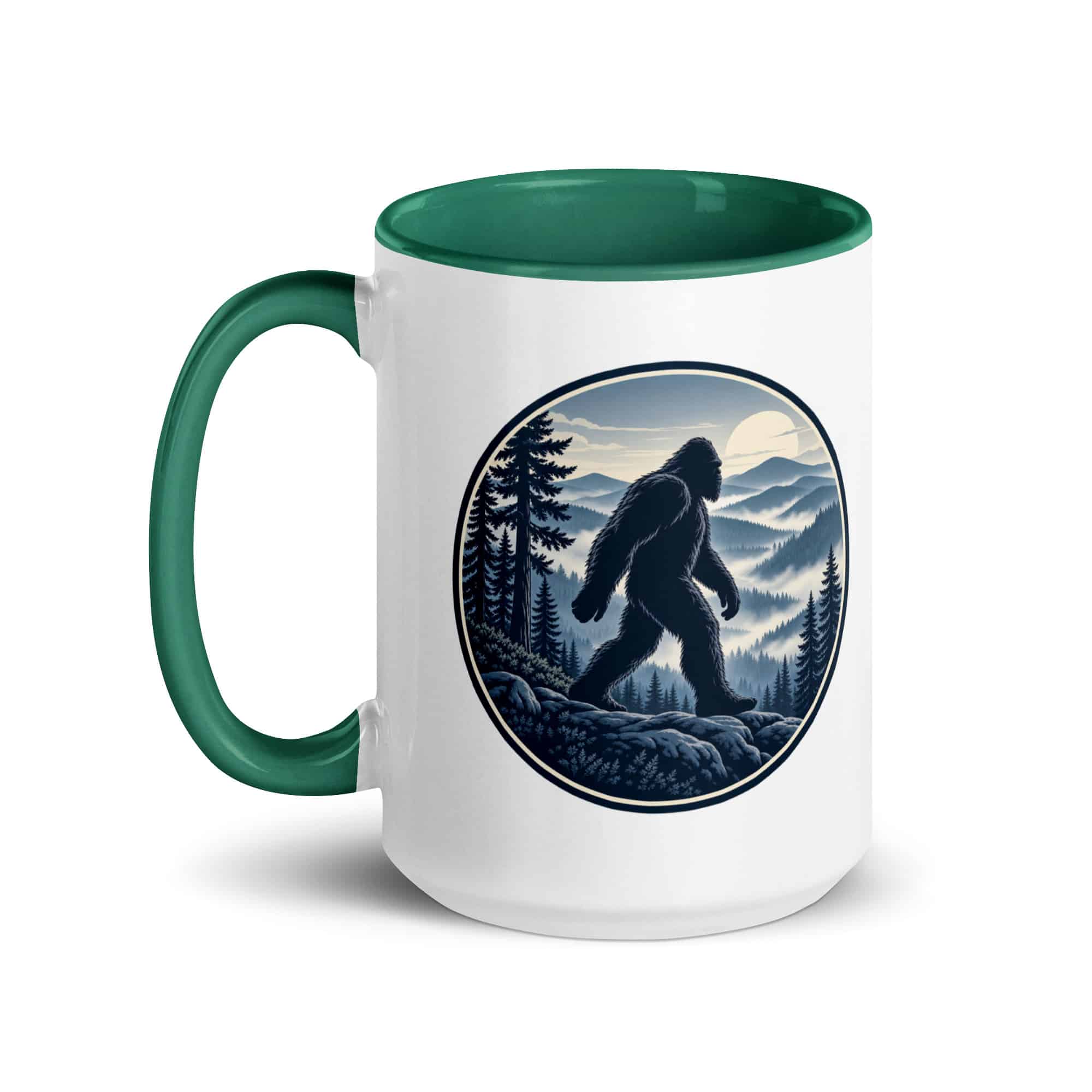 Smoky Ridge Wanderer Bigfoot Color Inside Mug