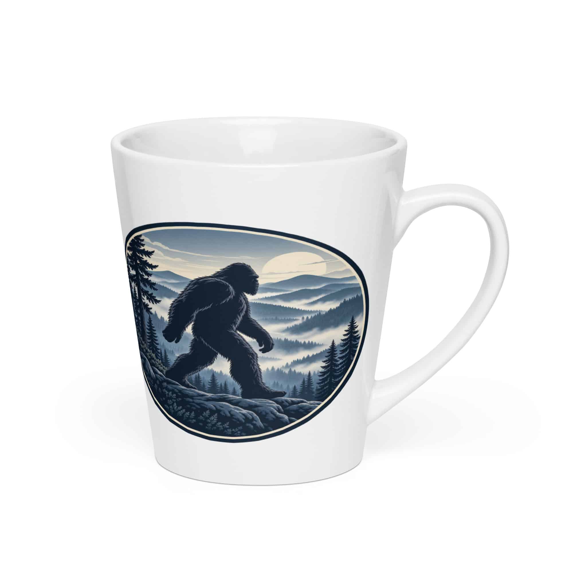 Bigfoot Smoky Mountain Wanderer Latte Mug