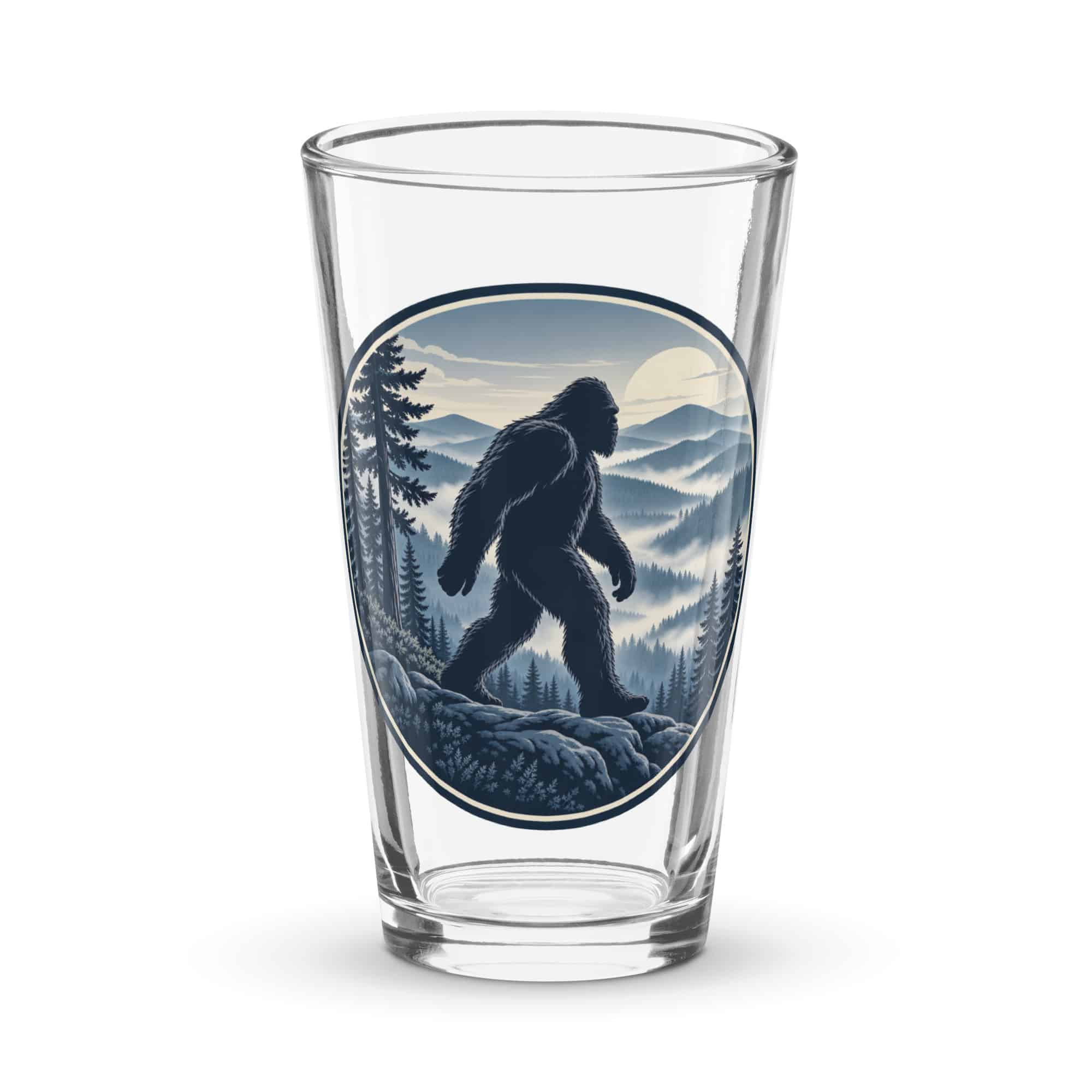 Smoky Ridge Bigfoot Wanderer Pint Glass