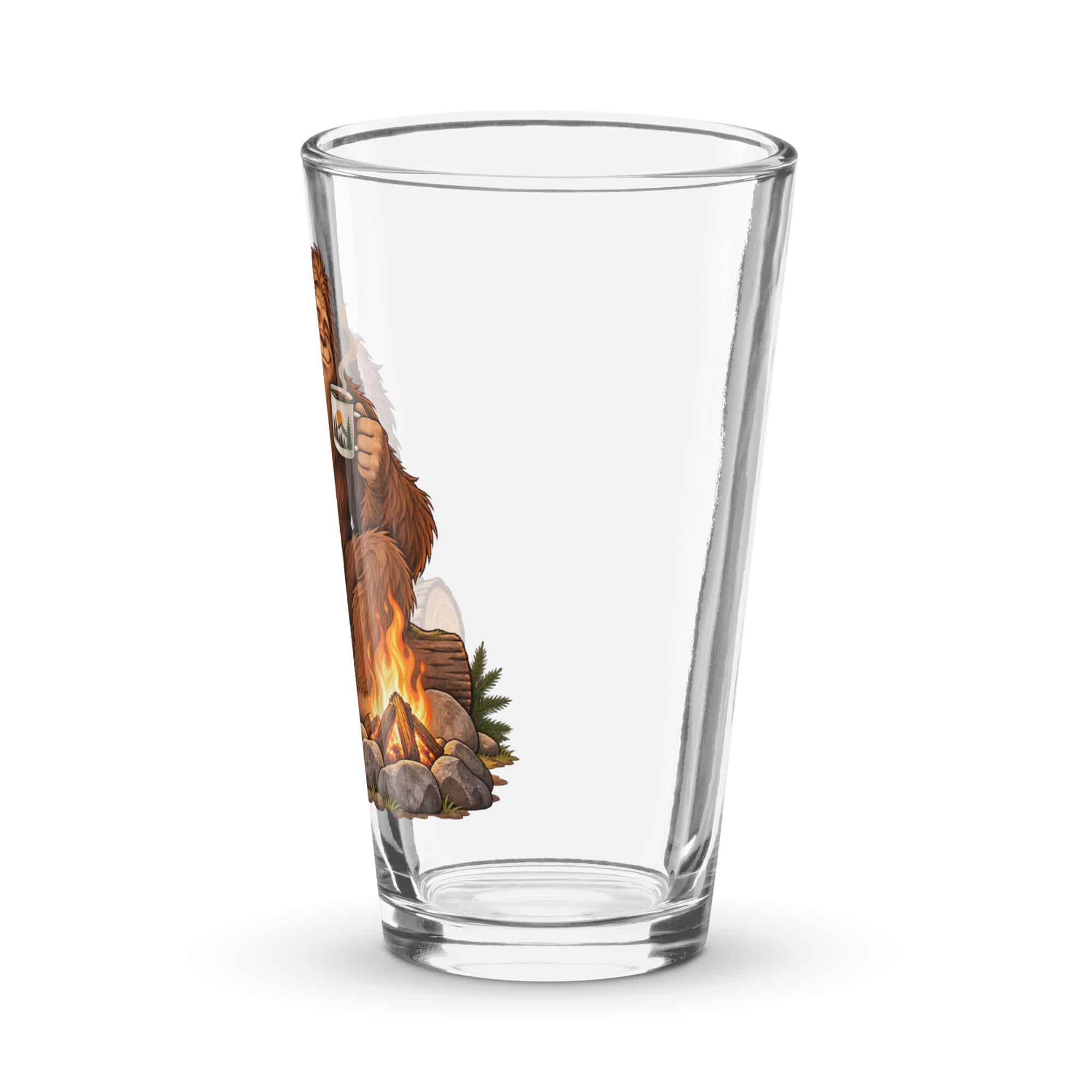 Camp Coffee Bigfoot Pint Glass