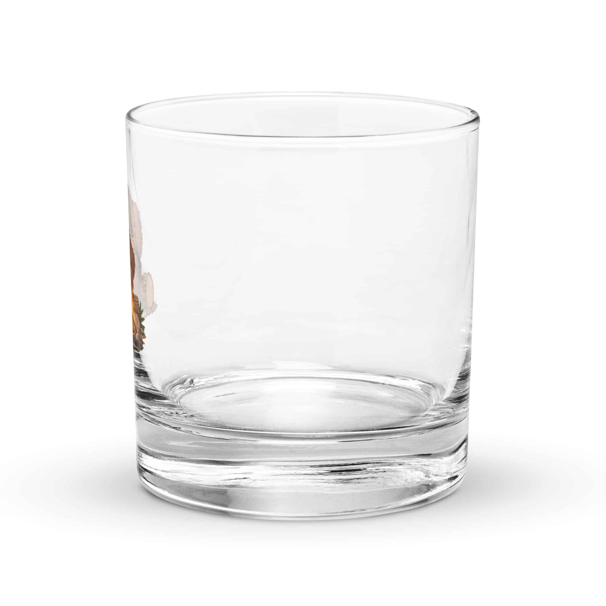 Camp Coffee Bigfoot Rocks Glass