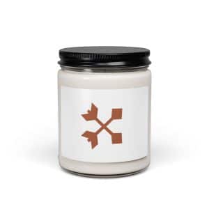 05 Crossed Feather Arrows Terracotta Soy Wax Candle - 9oz - Main