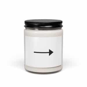 06 Straight Trail Arrow Black Soy Wax Candle - 9oz - Main