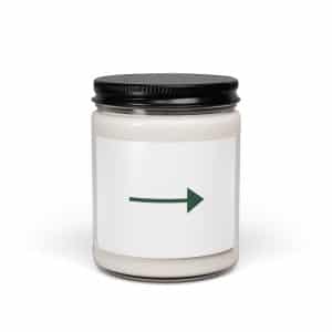 06 Straight Trail Arrow Forest Green Soy Wax Candle - 9oz - Main