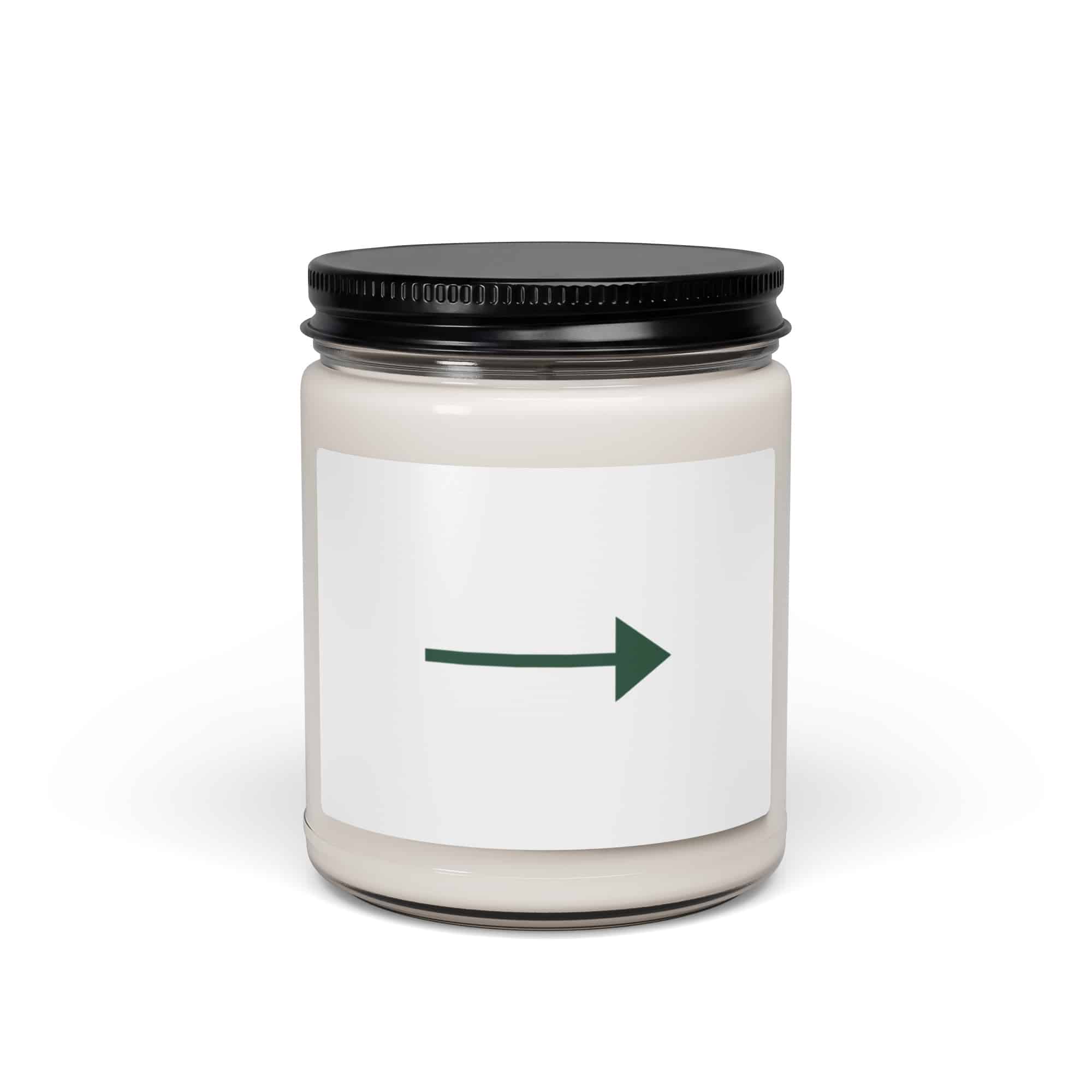 Forest Green Straight Trail Arrow Candle