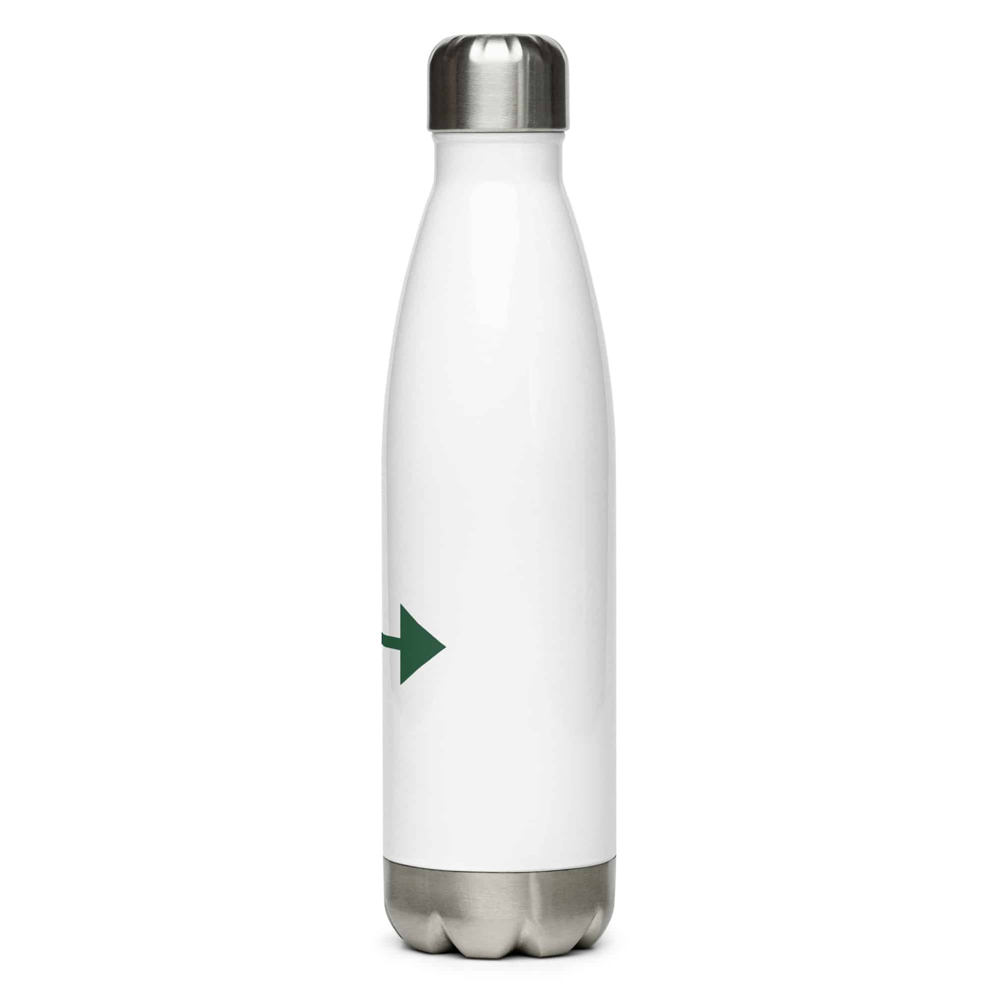 Forest Green Straight Trail Arrow Water Bottle