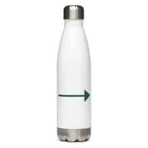 06 Straight Trail Arrow Forest Green Stainless Steel Water Bottle - 17 oz - Main