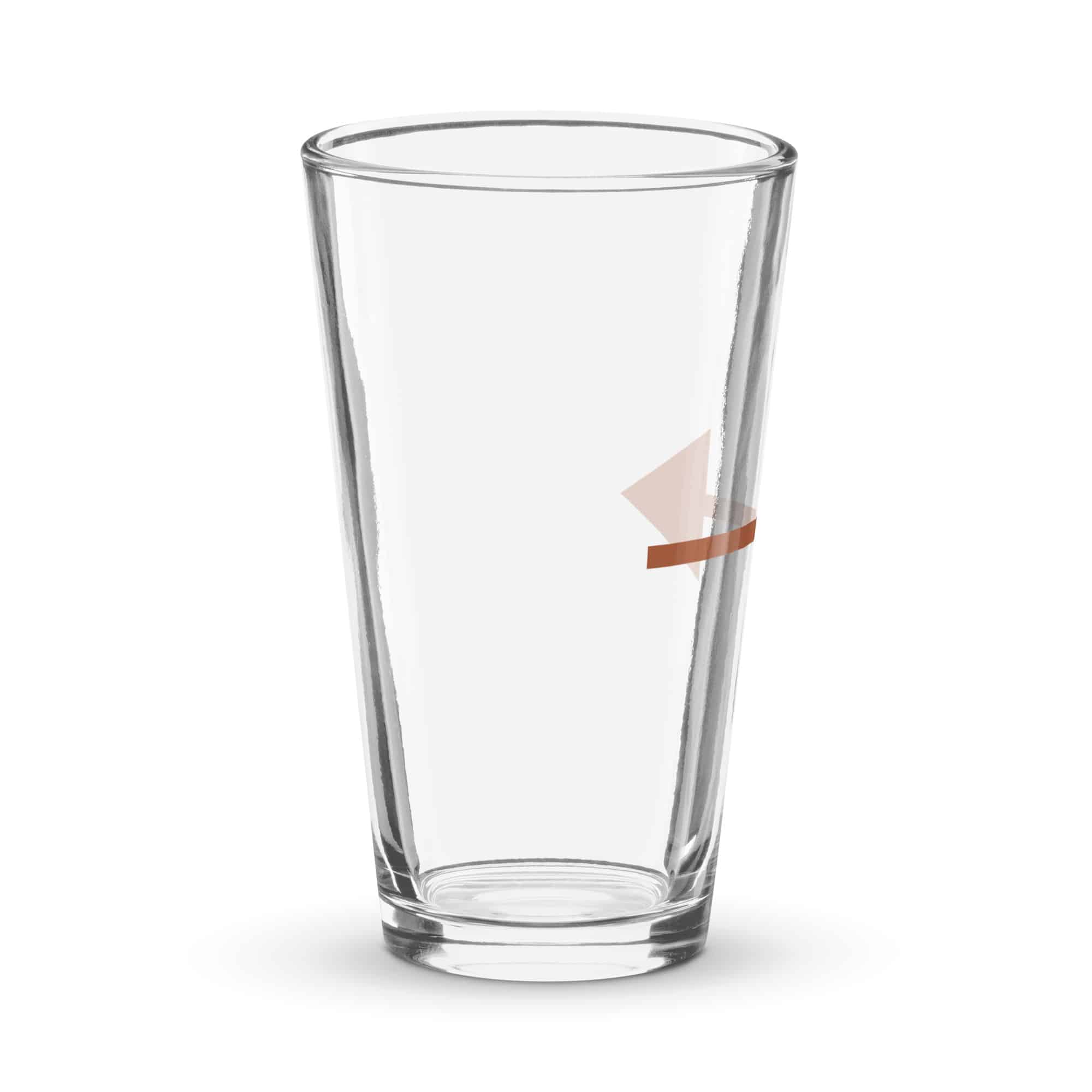 Terracotta Straight Trail Arrow Pint Glass