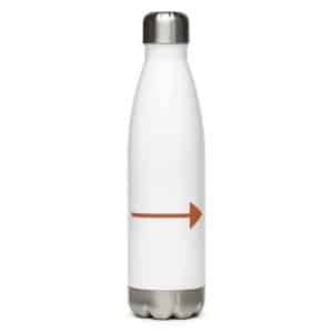 06 Straight Trail Arrow Terracotta Stainless Steel Water Bottle - 17 oz - Main