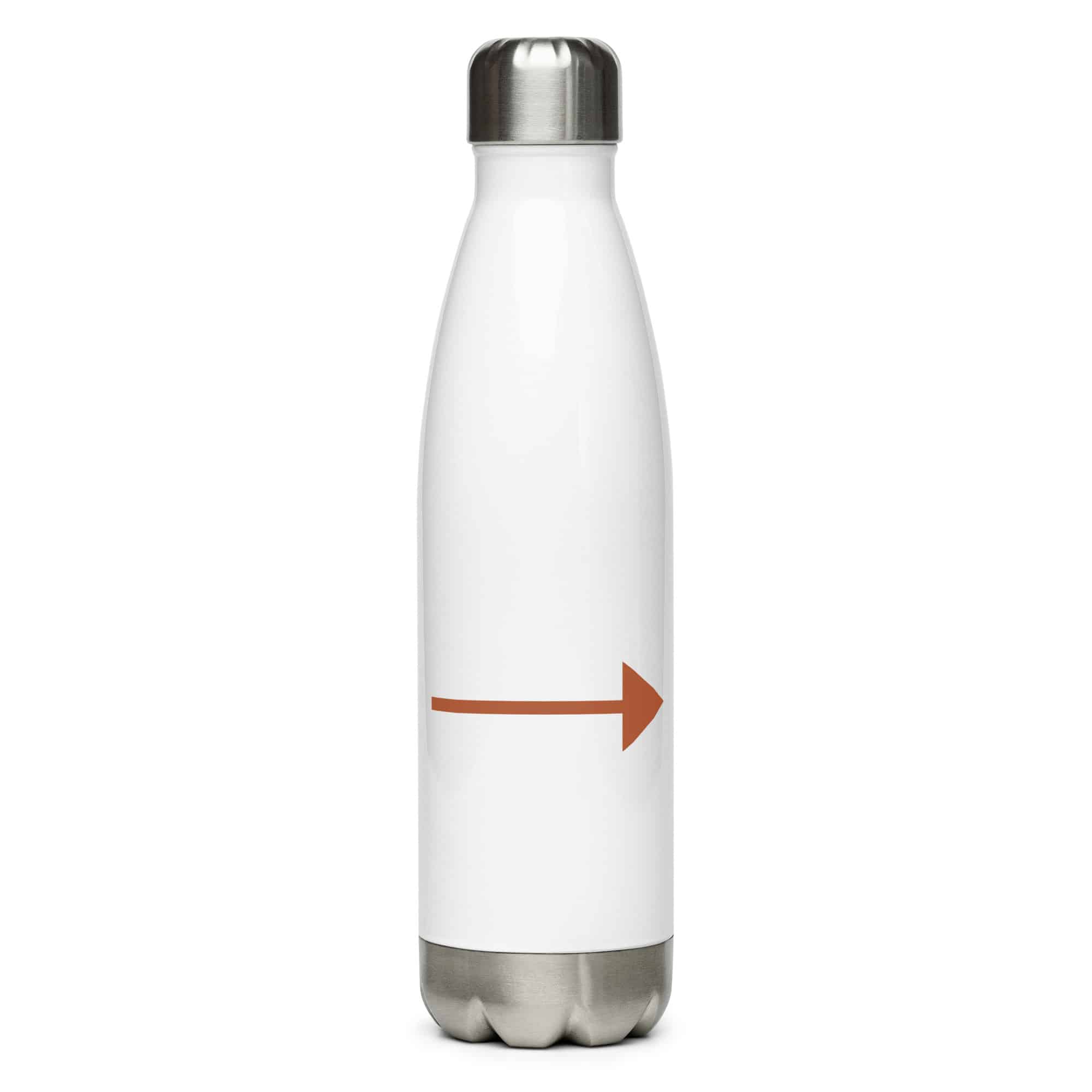 Terracotta Straight Trail Arrow Water Bottle