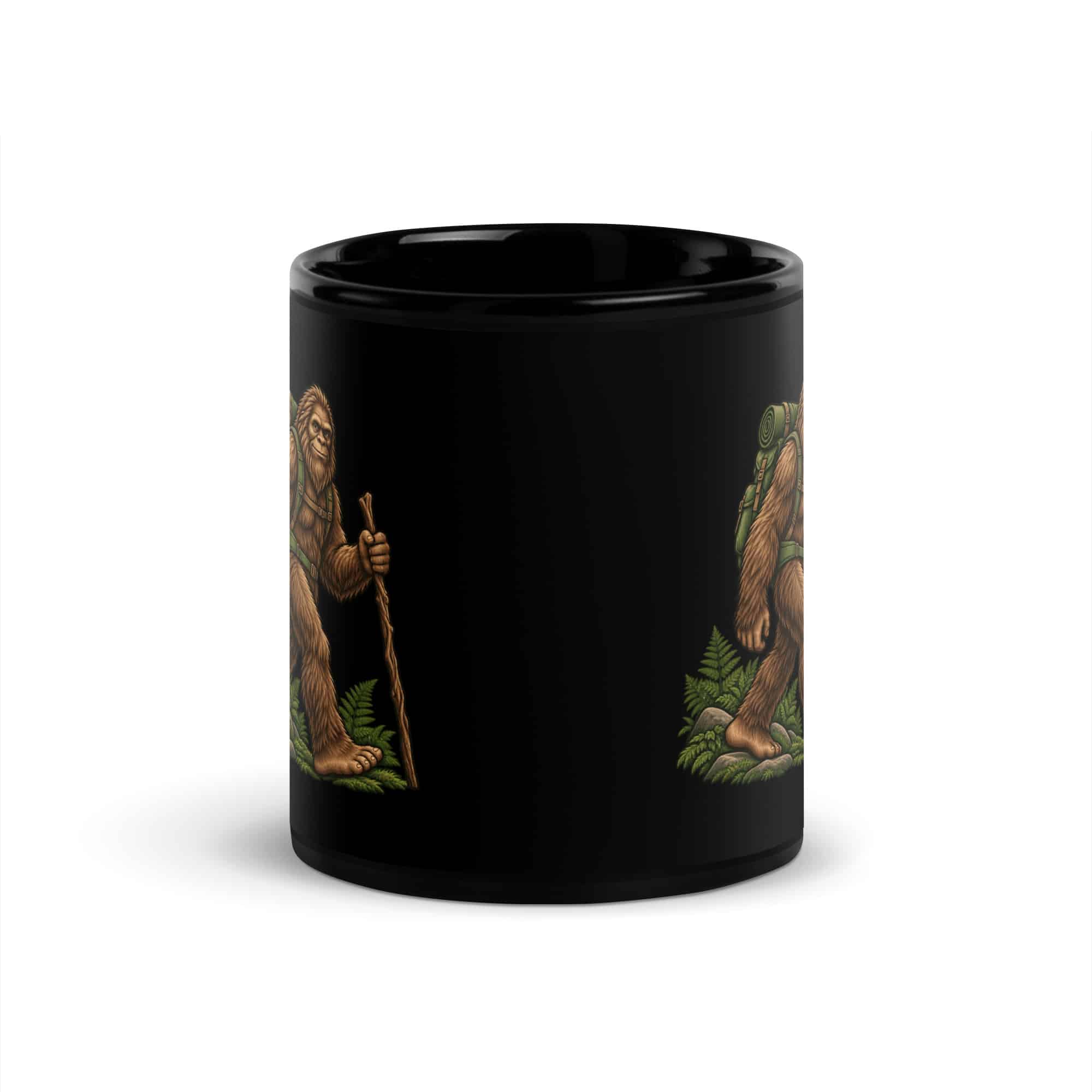 Weekend Trail Pack Bigfoot Black Mug