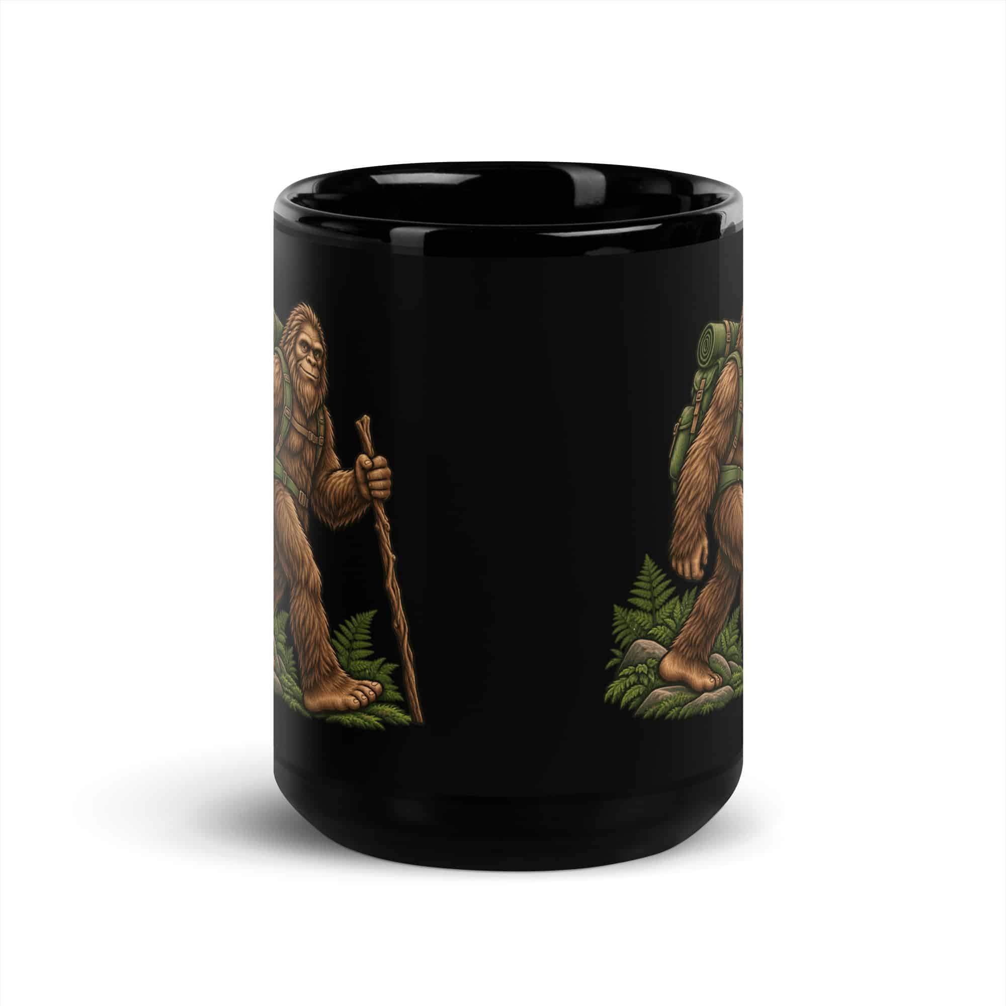 Weekend Trail Pack Bigfoot Black Mug