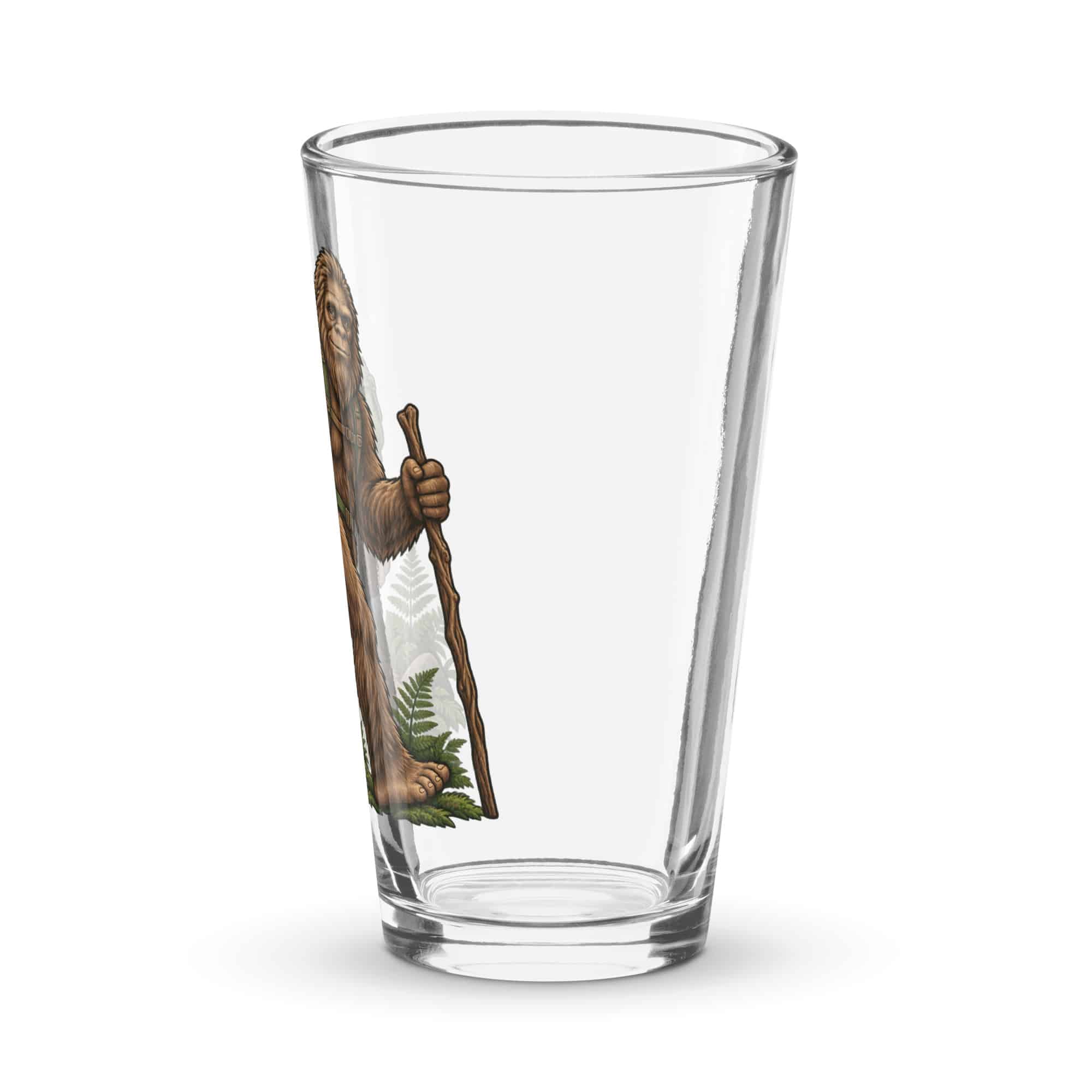 Weekend Trail Bigfoot Hiker Pint Glass