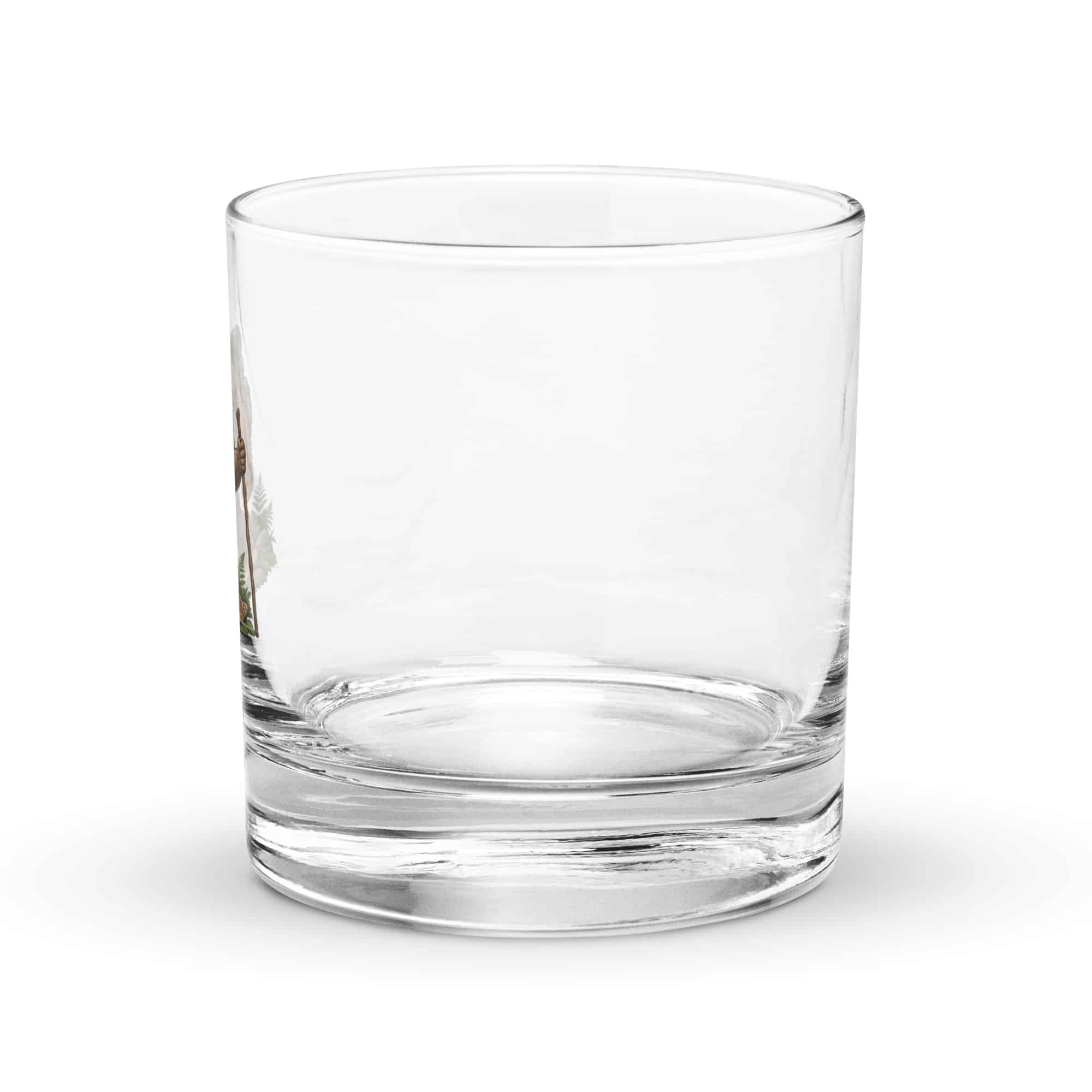 Weekend Trail Bigfoot Hiker Rocks Glass