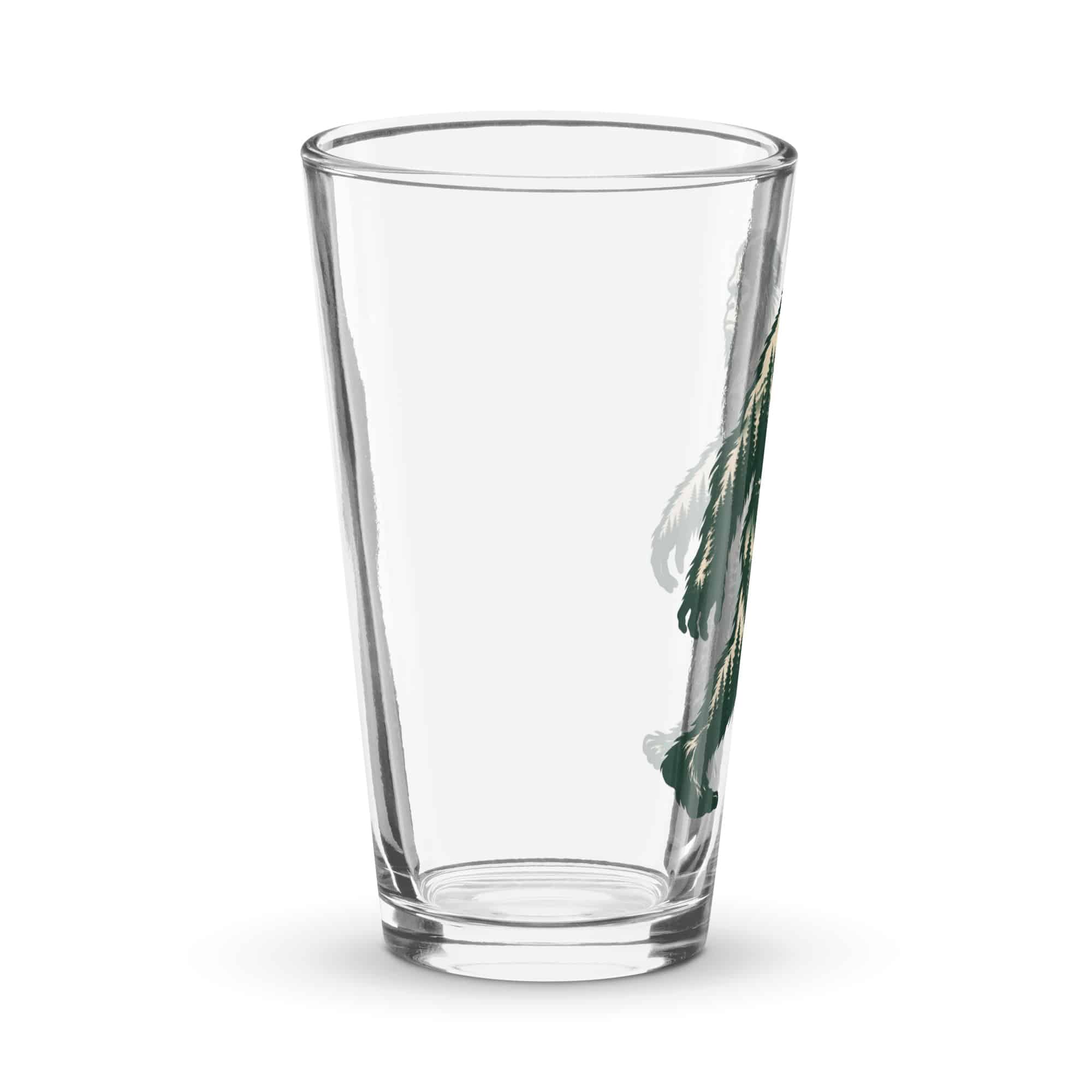 Pine Forest Bigfoot Pint Glass