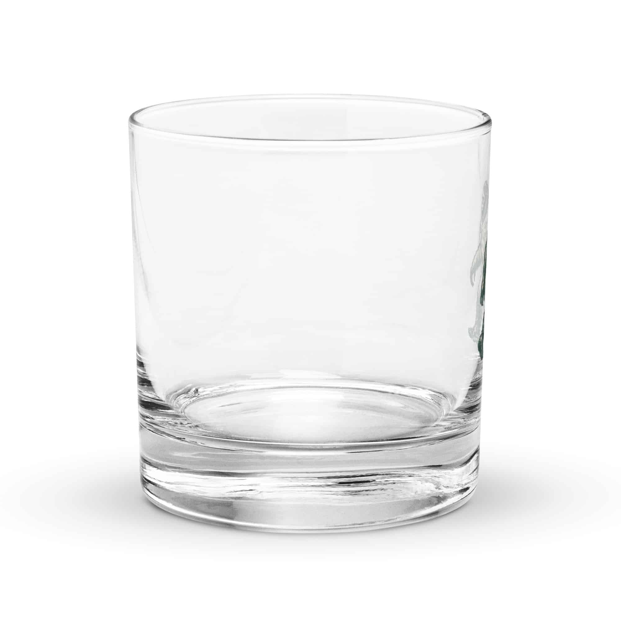 Pine Forest Bigfoot Rocks Glass