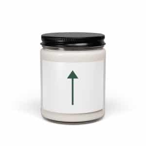 07 Upward Trail Arrow Forest Green Soy Wax Candle - 9oz - Main