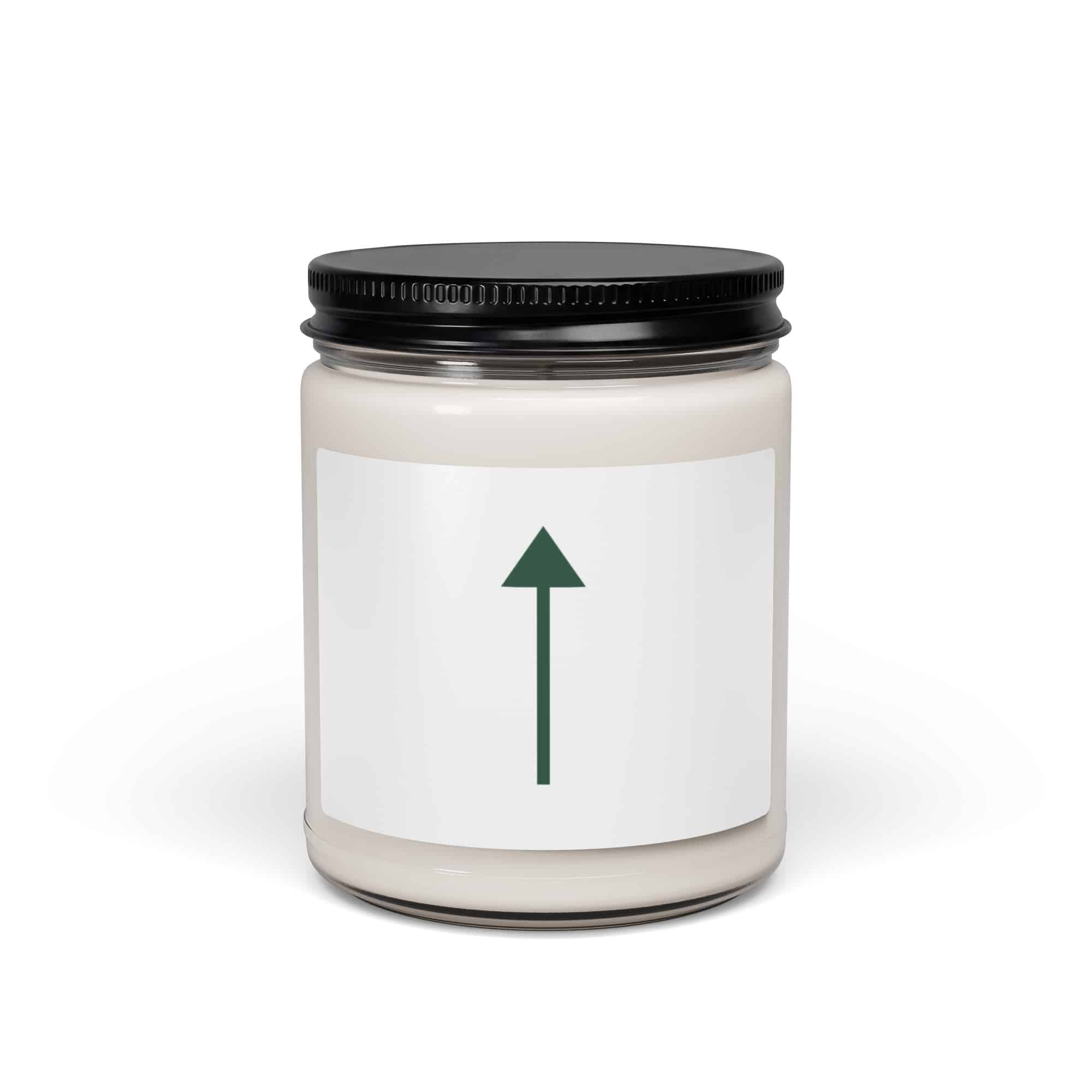 Forest Green Upward Trail Arrow Candle