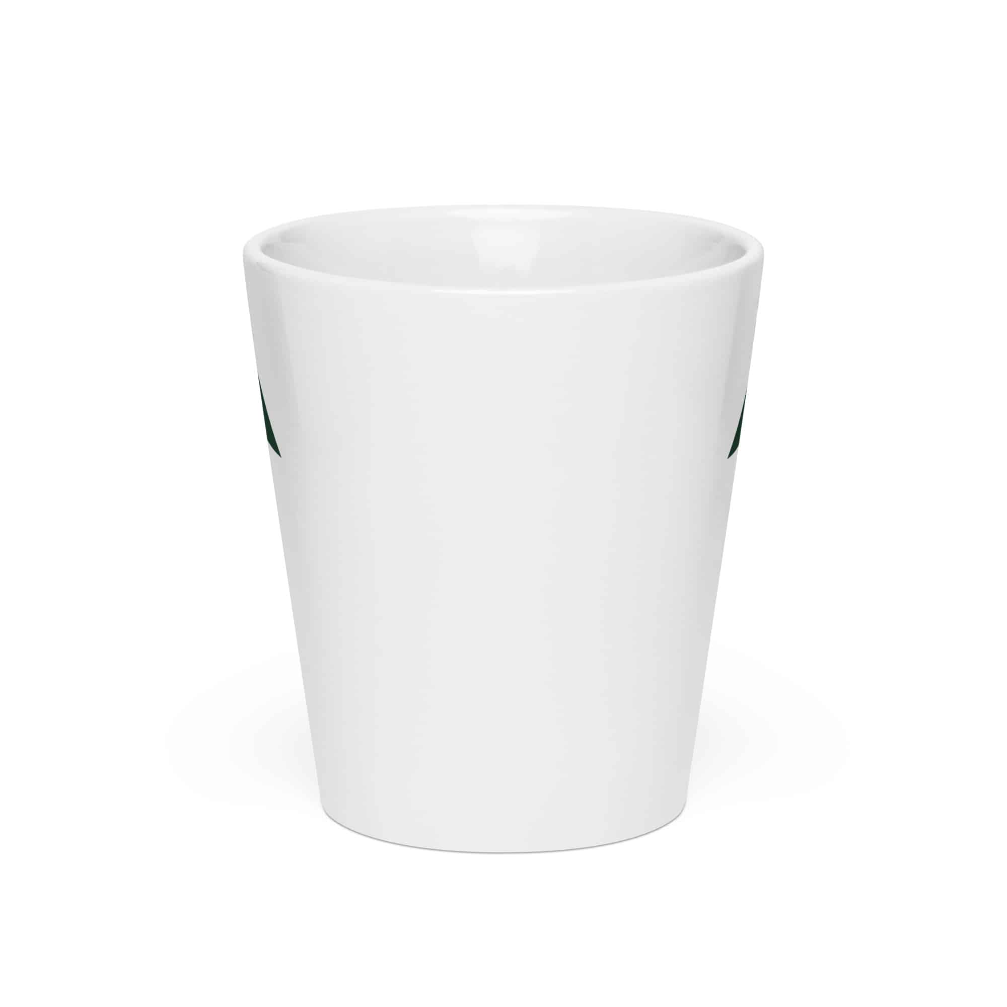 Forest Green Upward Trail Arrow Latte Mug