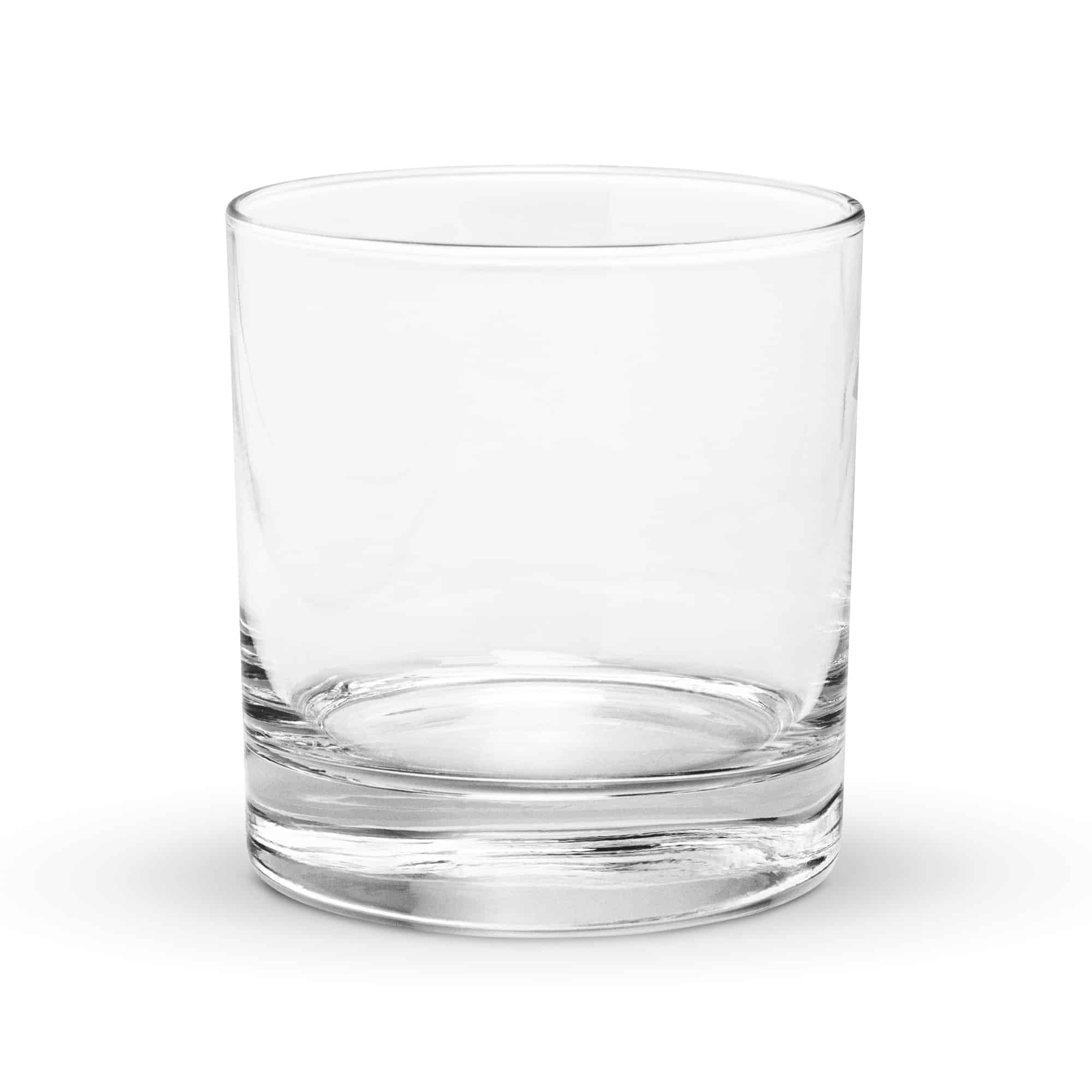 Forest Green Upward Trail Arrow Rocks Glass