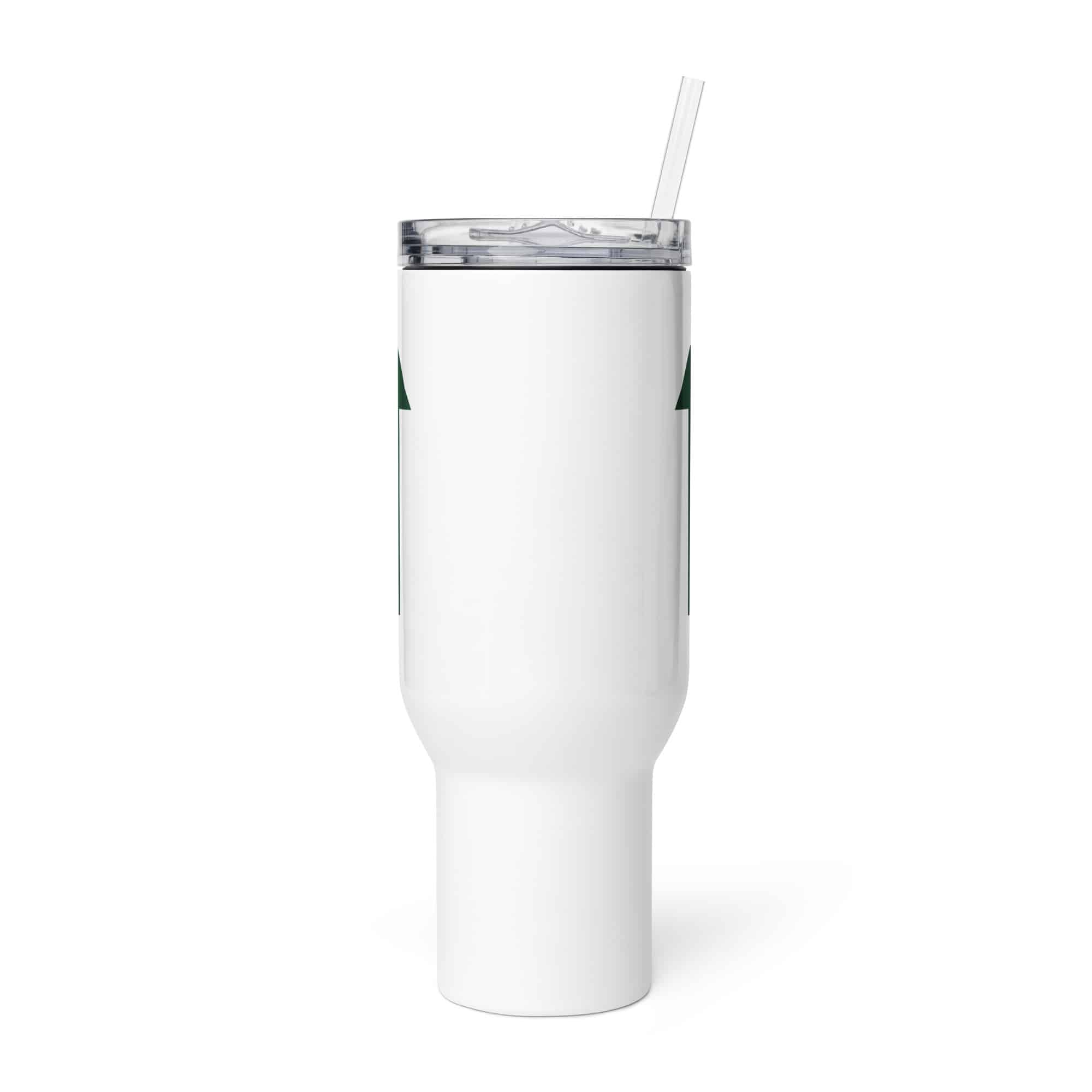 Forest Green Upward Trail Arrow Travel Mug