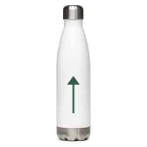07 Upward Trail Arrow Forest Green Stainless Steel Water Bottle - 17 oz - Main