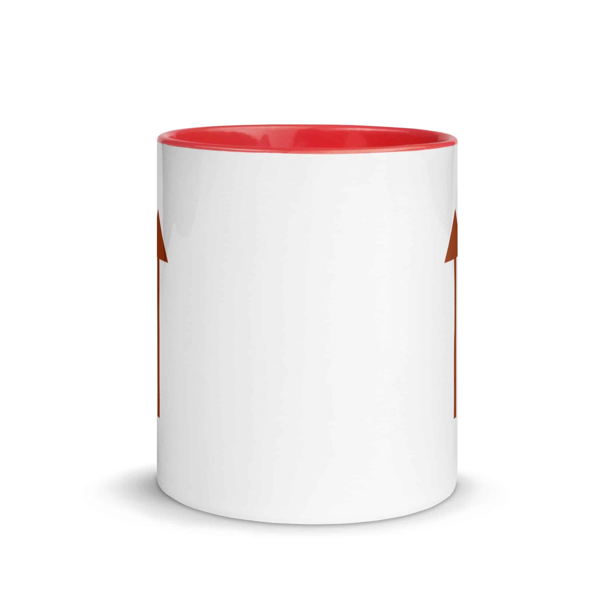 Terracotta Upward Trail Arrow Color Inside Mug