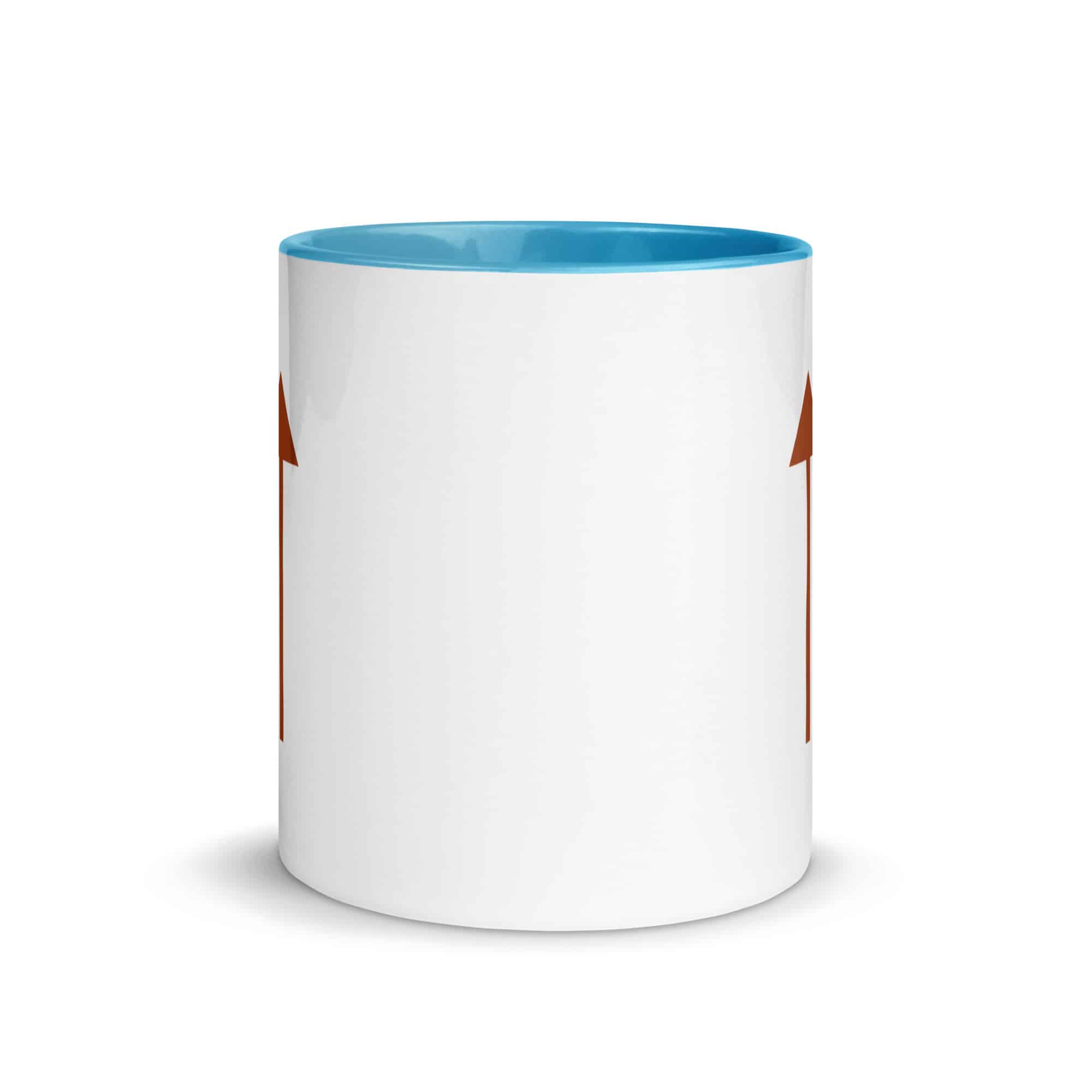 Terracotta Upward Trail Arrow Color Inside Mug