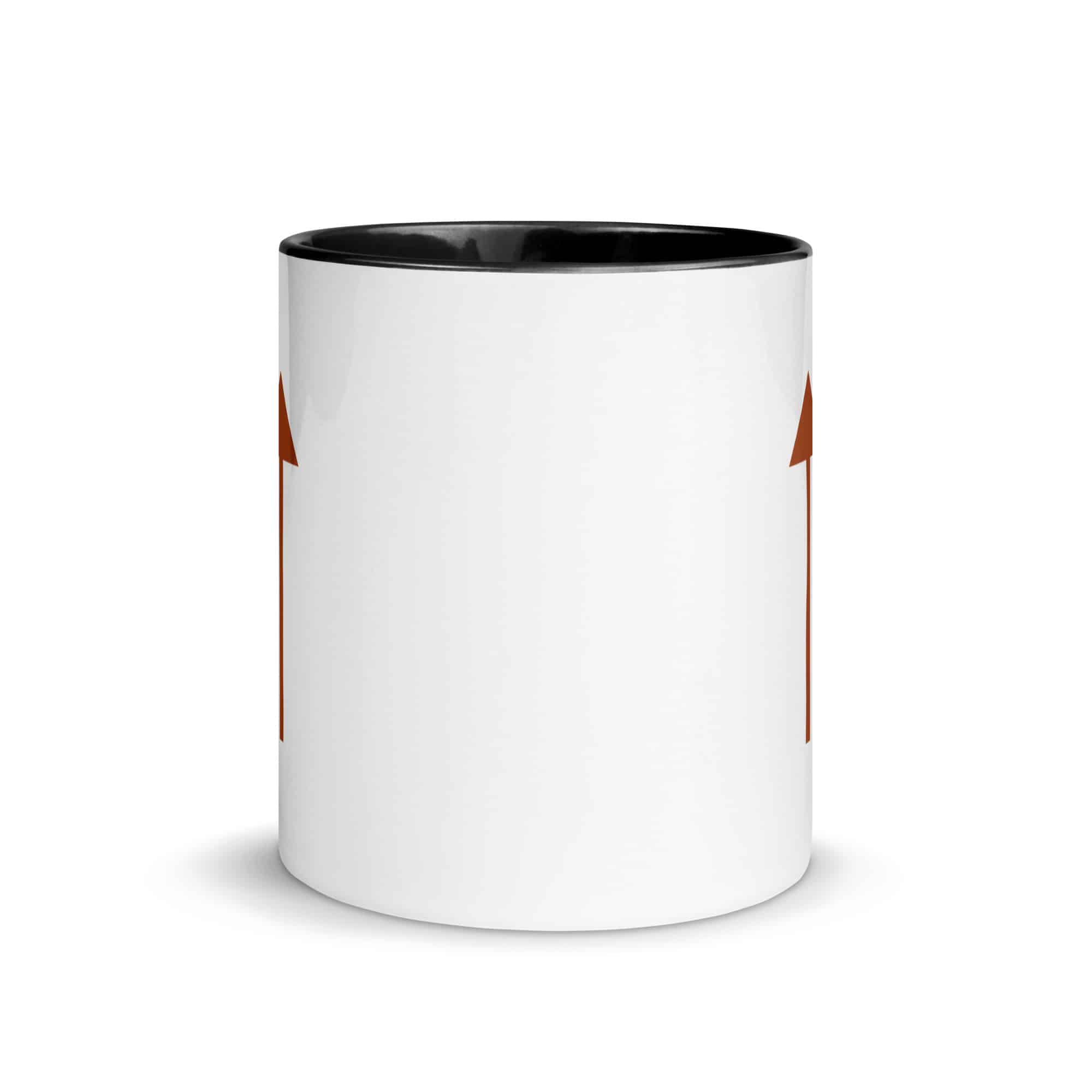 Terracotta Upward Trail Arrow Color Inside Mug
