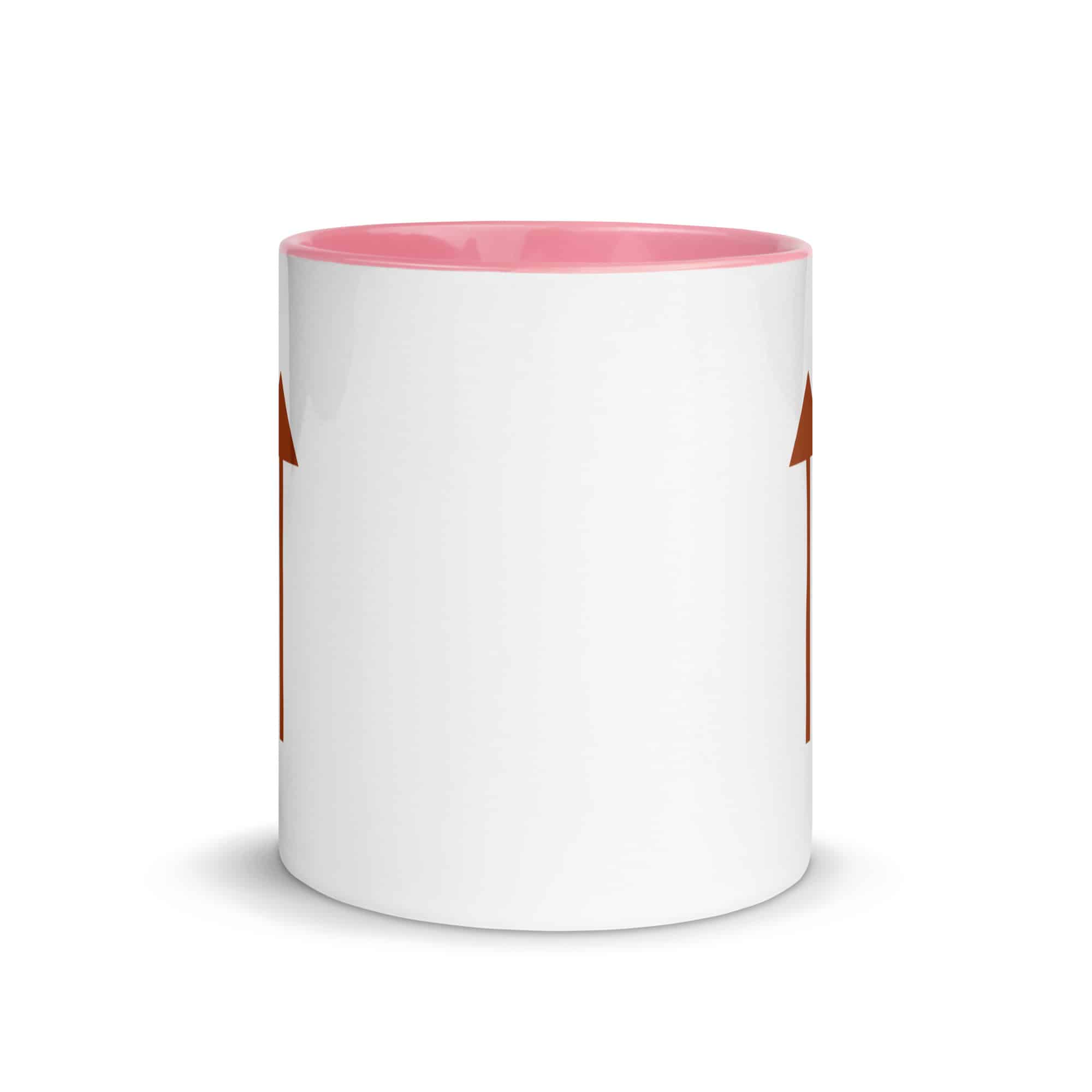 Terracotta Upward Trail Arrow Color Inside Mug