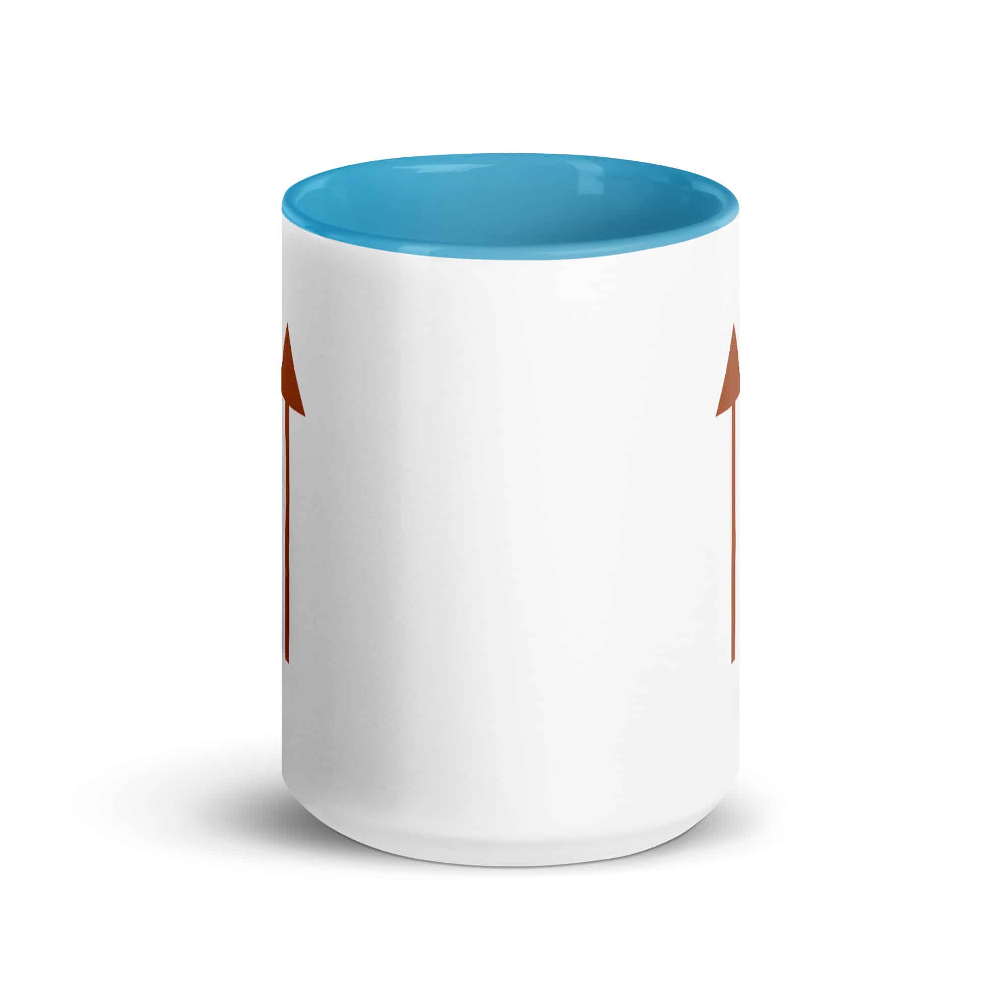 Terracotta Upward Trail Arrow Color Inside Mug