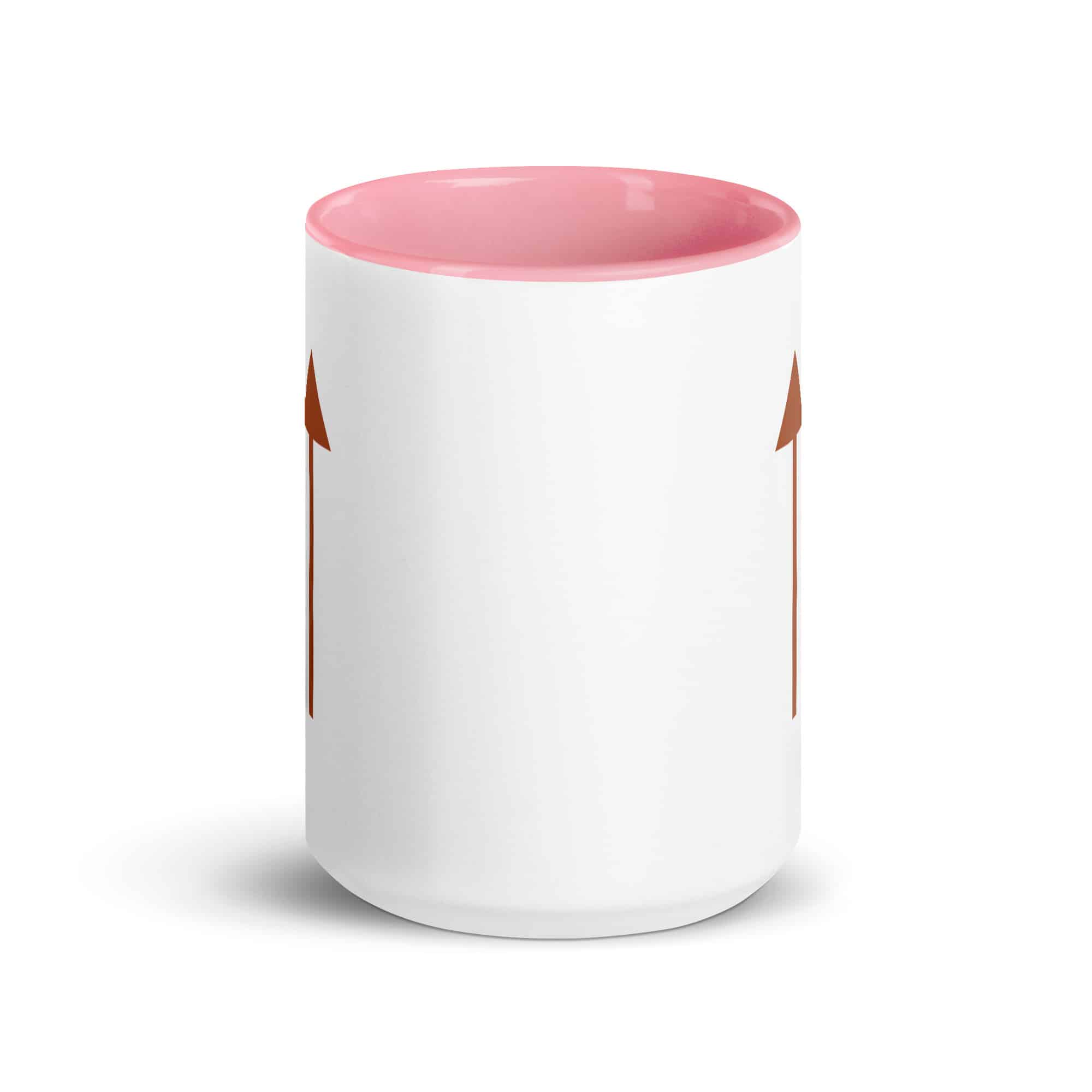Terracotta Upward Trail Arrow Color Inside Mug