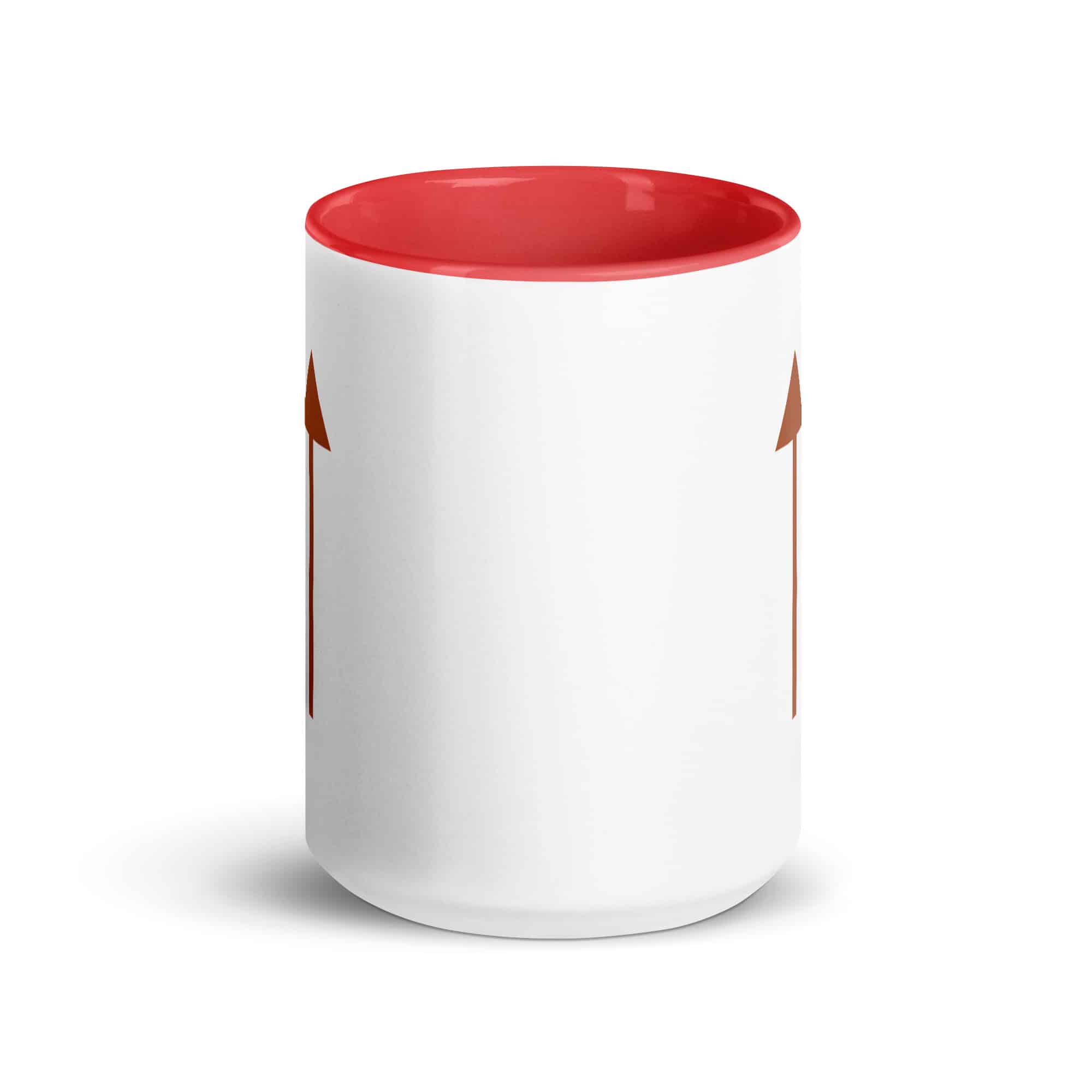 Terracotta Upward Trail Arrow Color Inside Mug