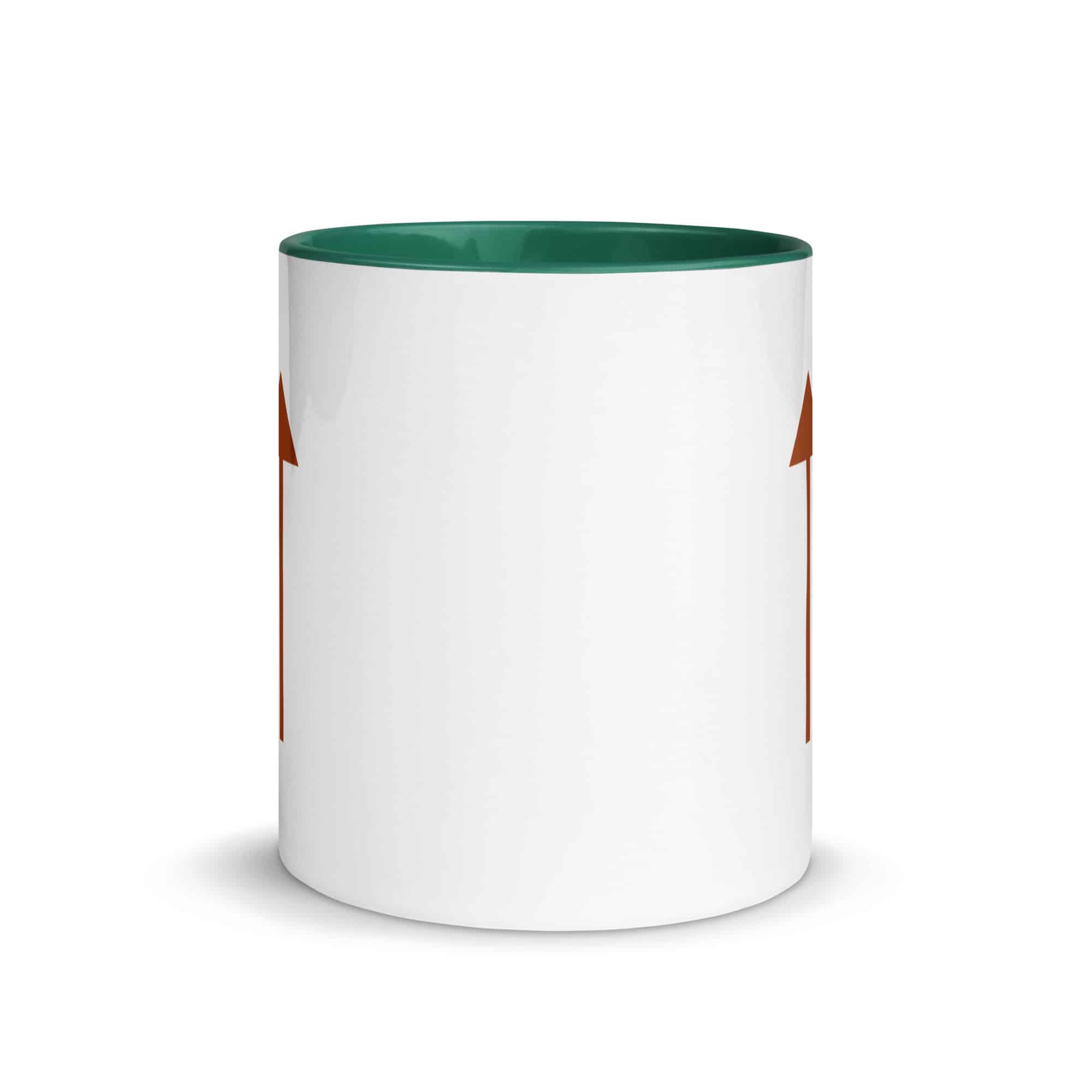 Terracotta Upward Trail Arrow Color Inside Mug