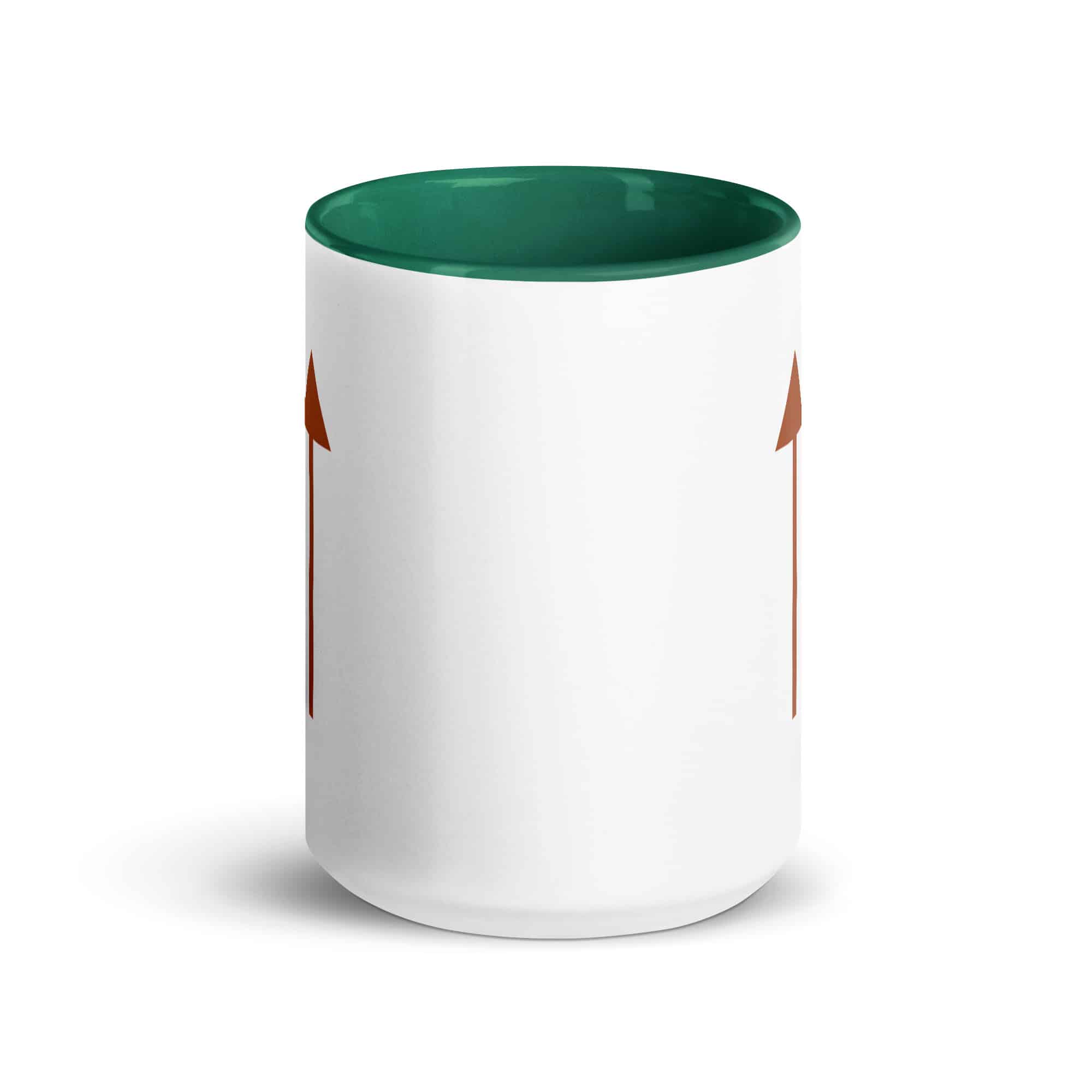 Terracotta Upward Trail Arrow Color Inside Mug