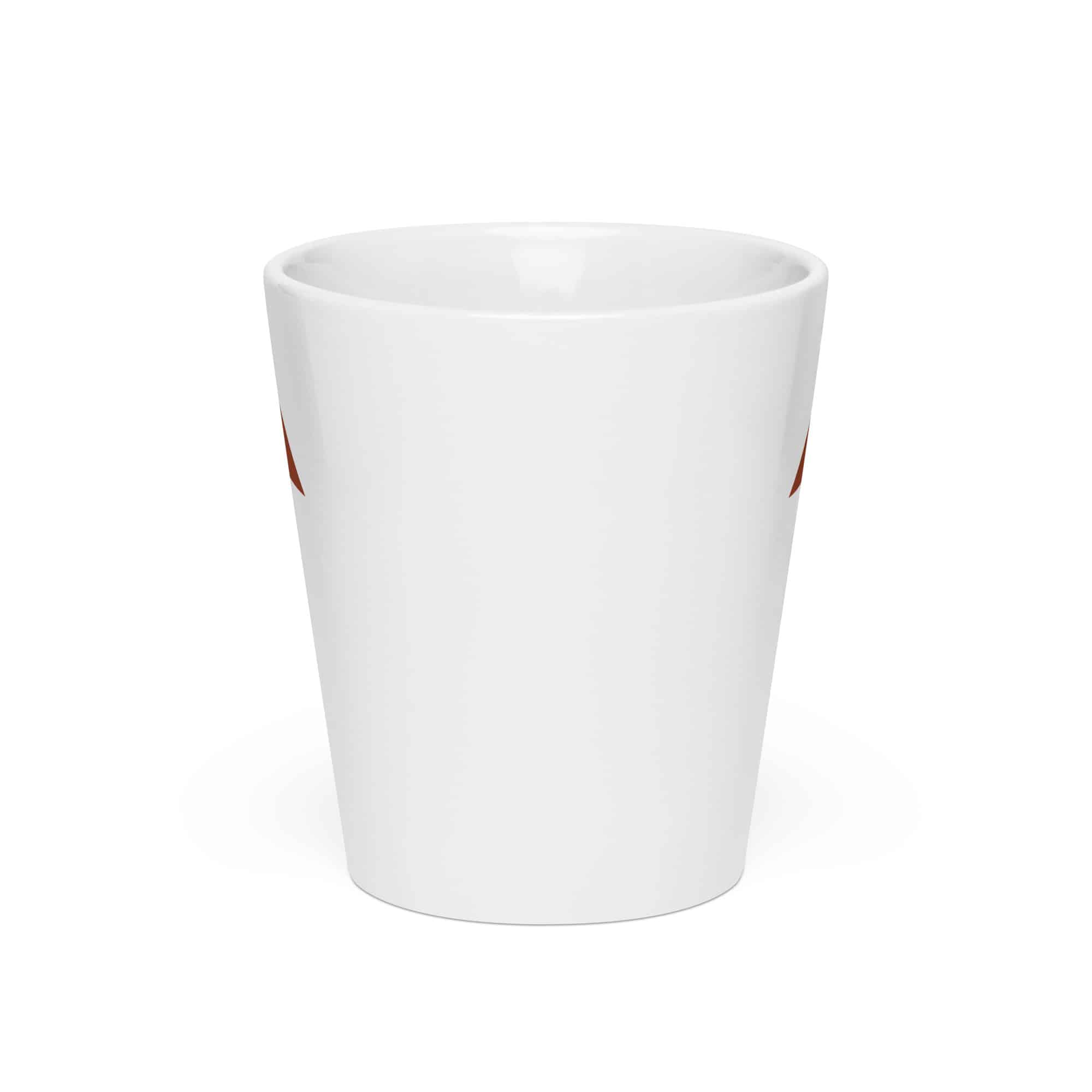 Terracotta Upward Trail Arrow Latte Mug