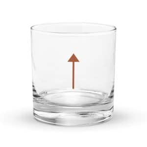 07 Upward Trail Arrow Terracotta Rocks Glass - 10.5 oz - Main
