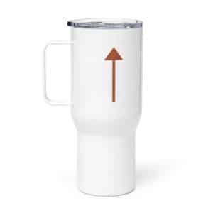 07 Upward Trail Arrow Terracotta Travel Mug - 25 oz - Main
