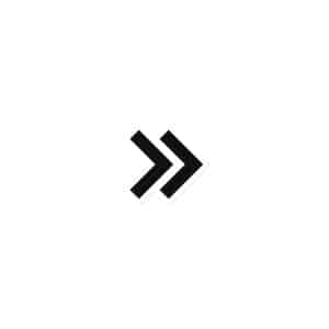 08 Double Chevron Black Die-Cut Magnet - 3″×3″ - Main