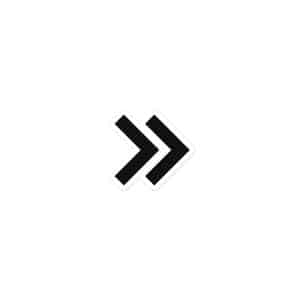 08 Double Chevron Black Vinyl Sticker - 3x3 - Main