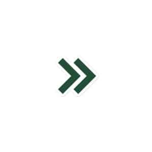 08 Double Chevron Forest Green Vinyl Sticker - 3x3 - Main